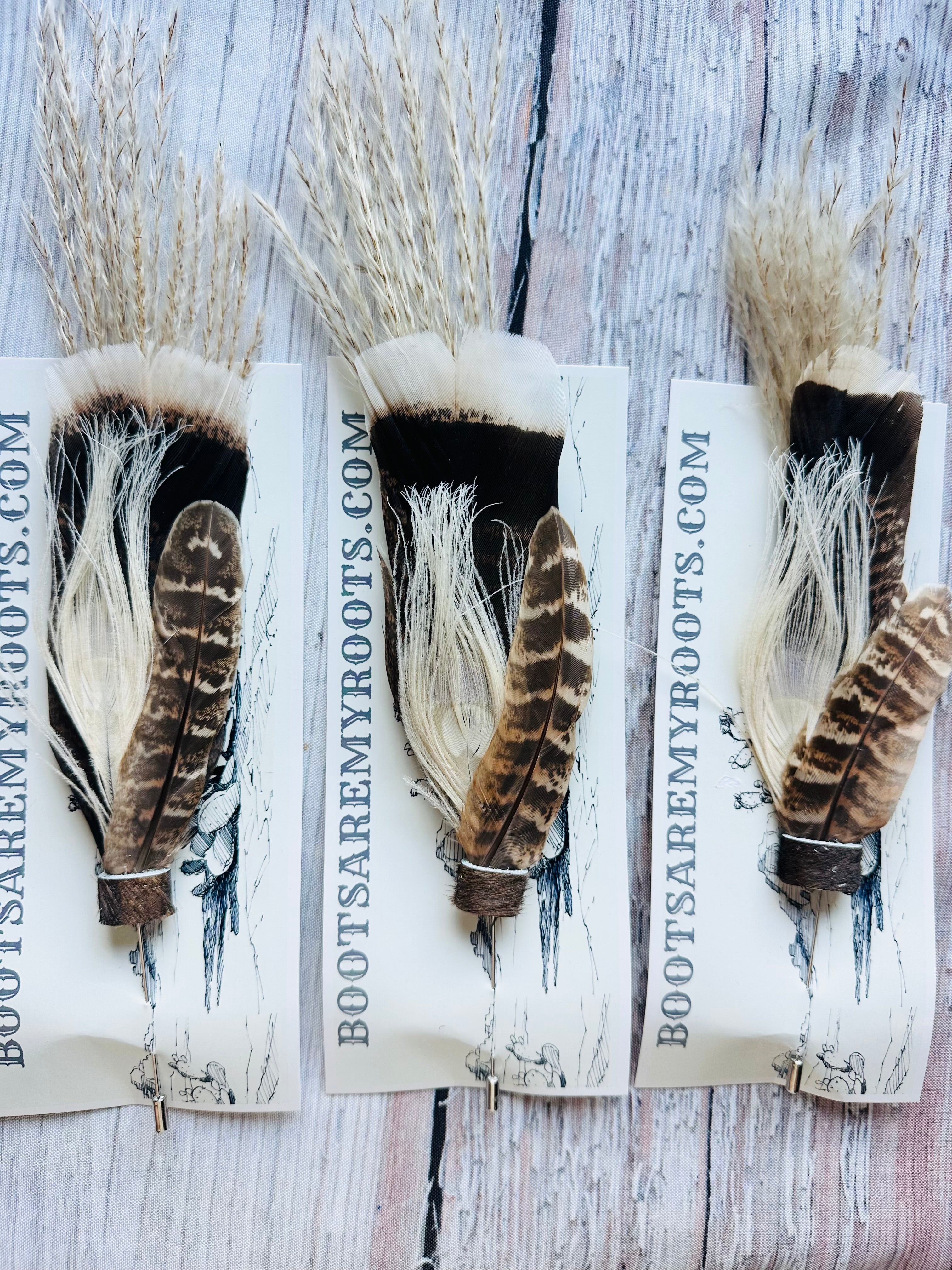 Feather Hat Pins