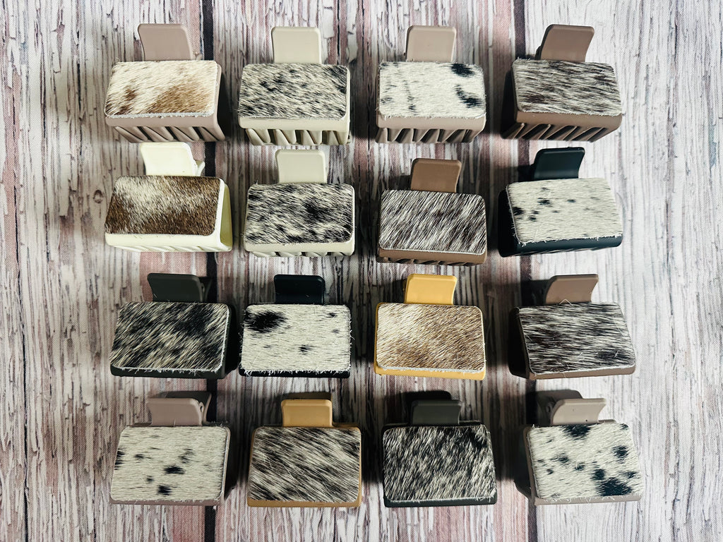 4” Neutral Cowhide Clip Bundle