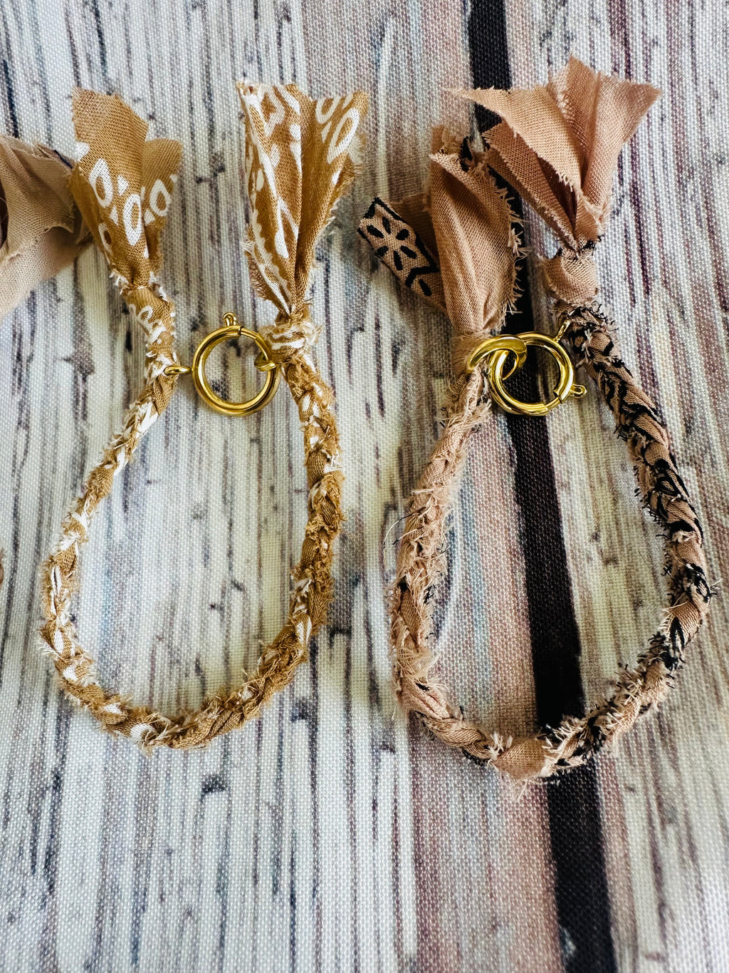 Charm Bar Jump Ring Bracelet