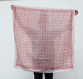 XL Cotton Bandana - Maroon Floral
