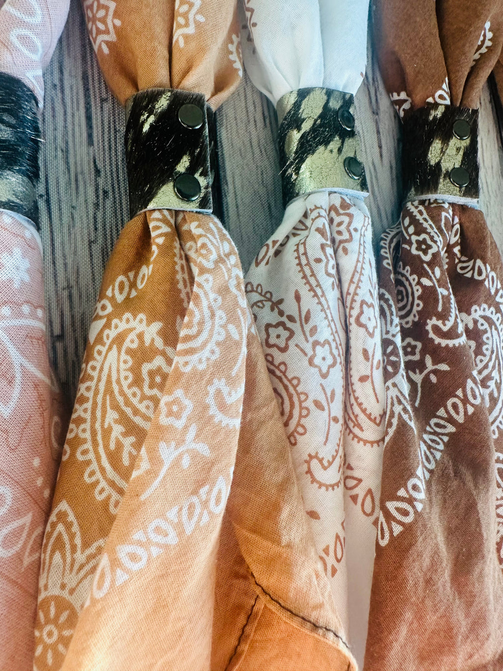 5- Terracotta Mix Bandanas