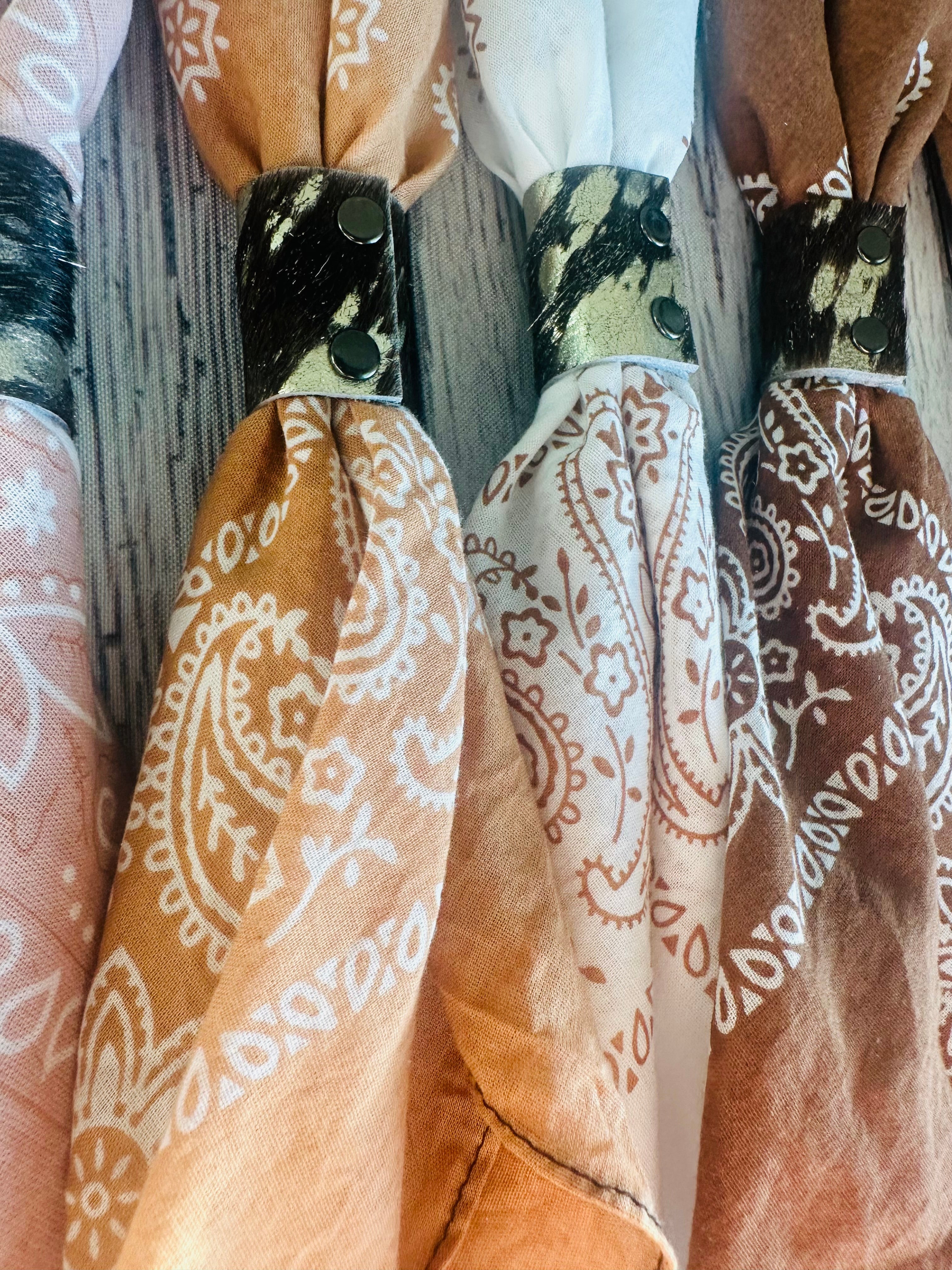 5- Terracotta Mix Bandanas