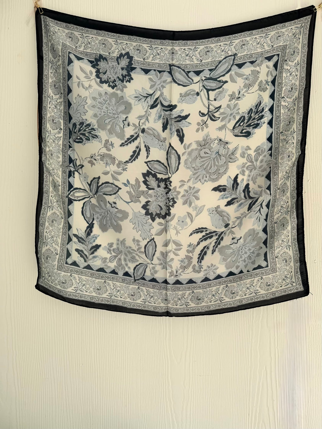 Wild Rag - Navy Floral