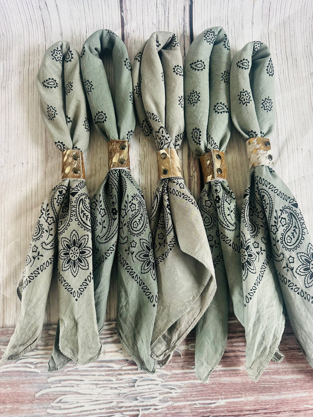 5- Sage Bandanas