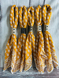 5- Yellow Floral Bandanas