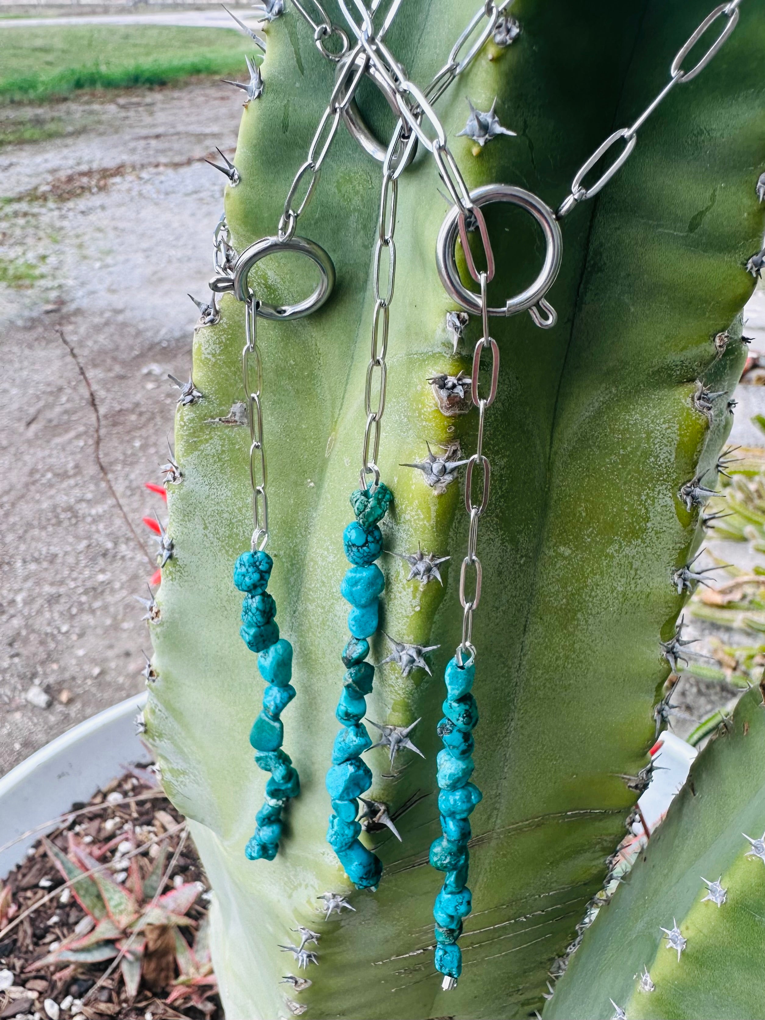 Lariat Turquoise Necklace