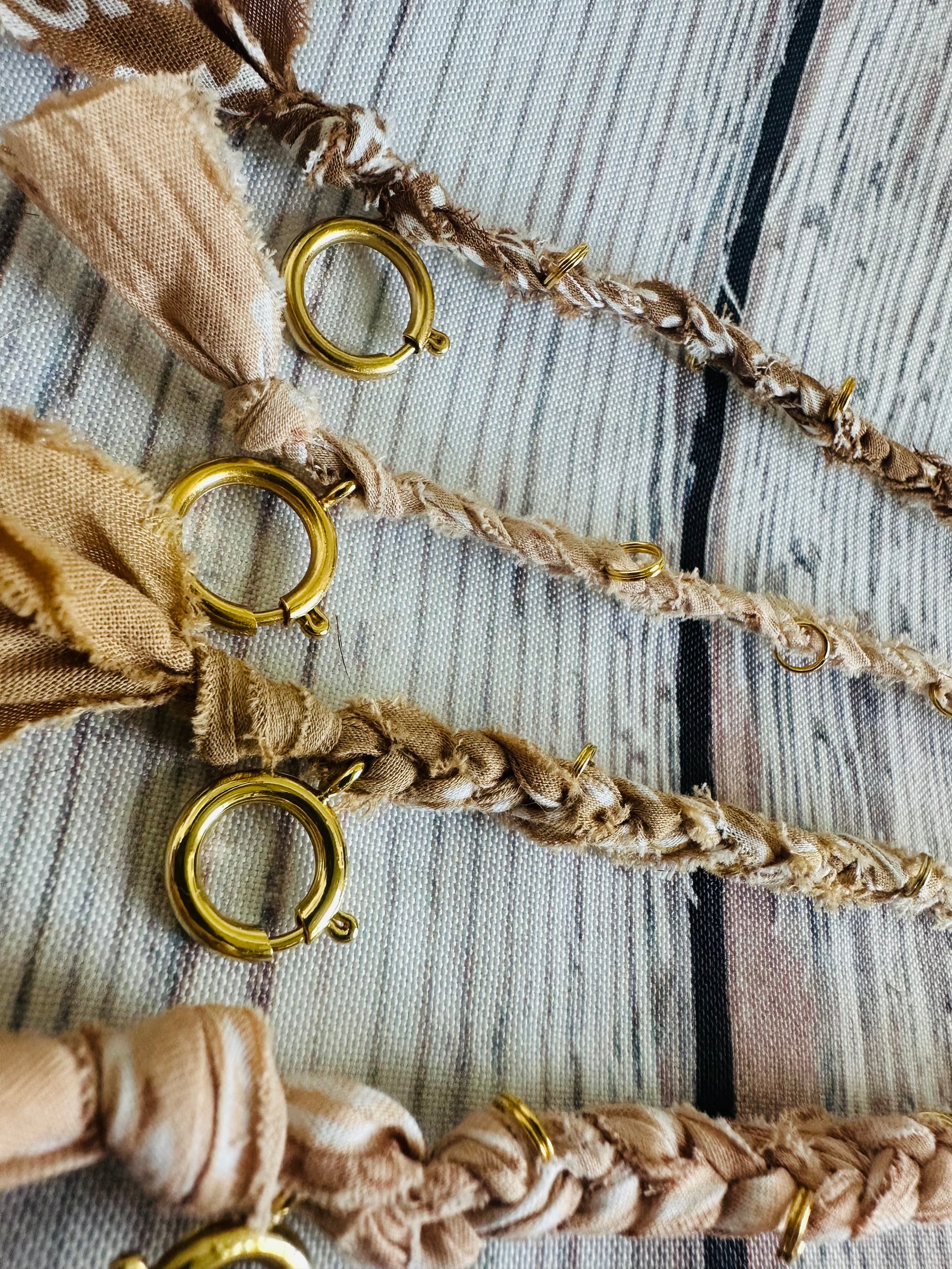 Charm Bar Jump Ring Necklace