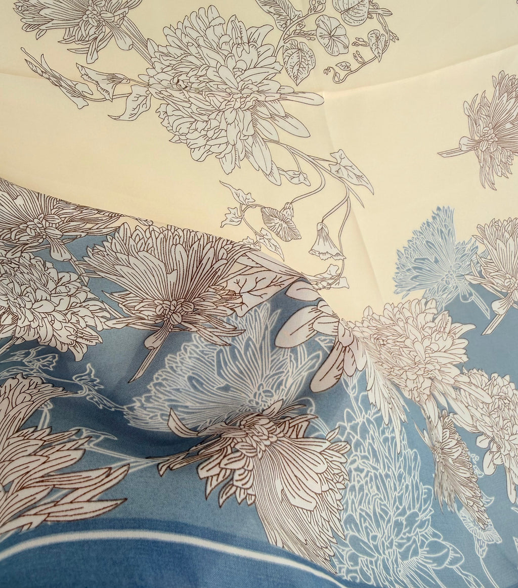 Wild Rag - Light Blue Floral