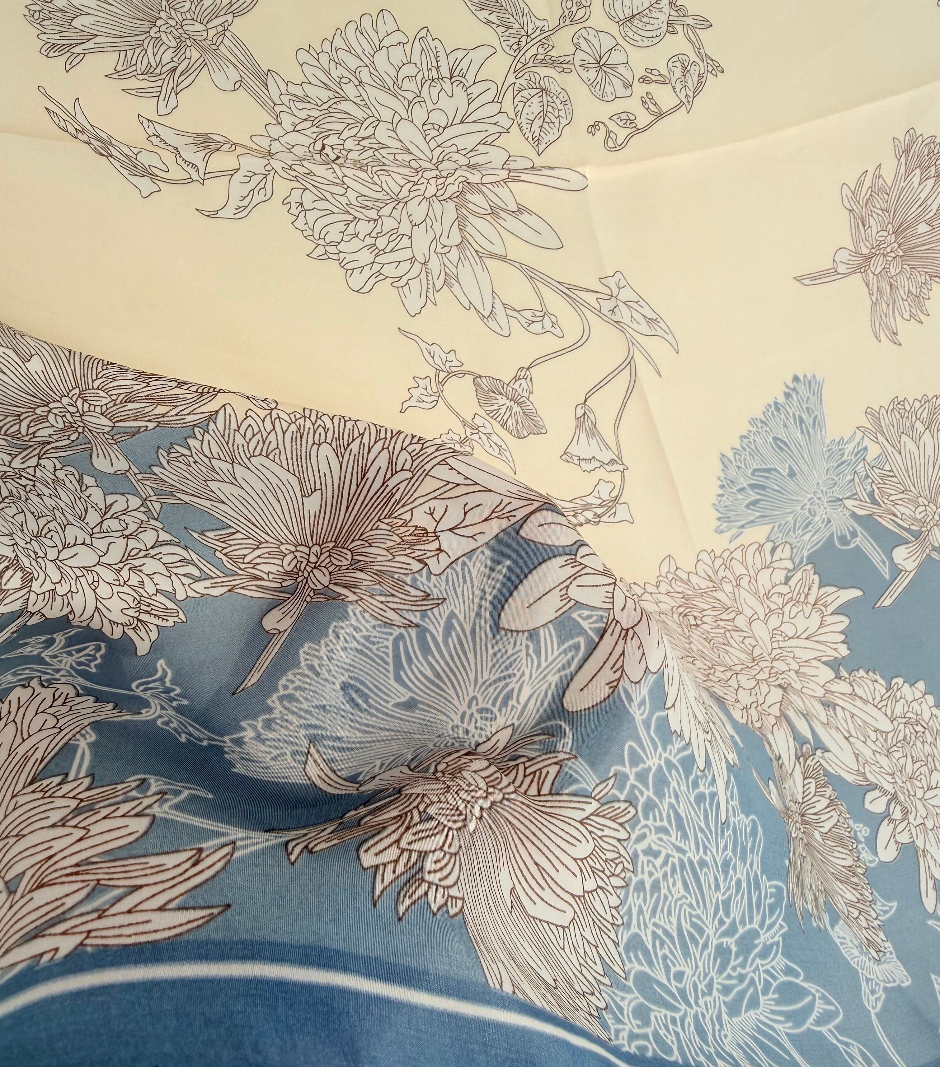 Wild Rag - Light Blue Floral