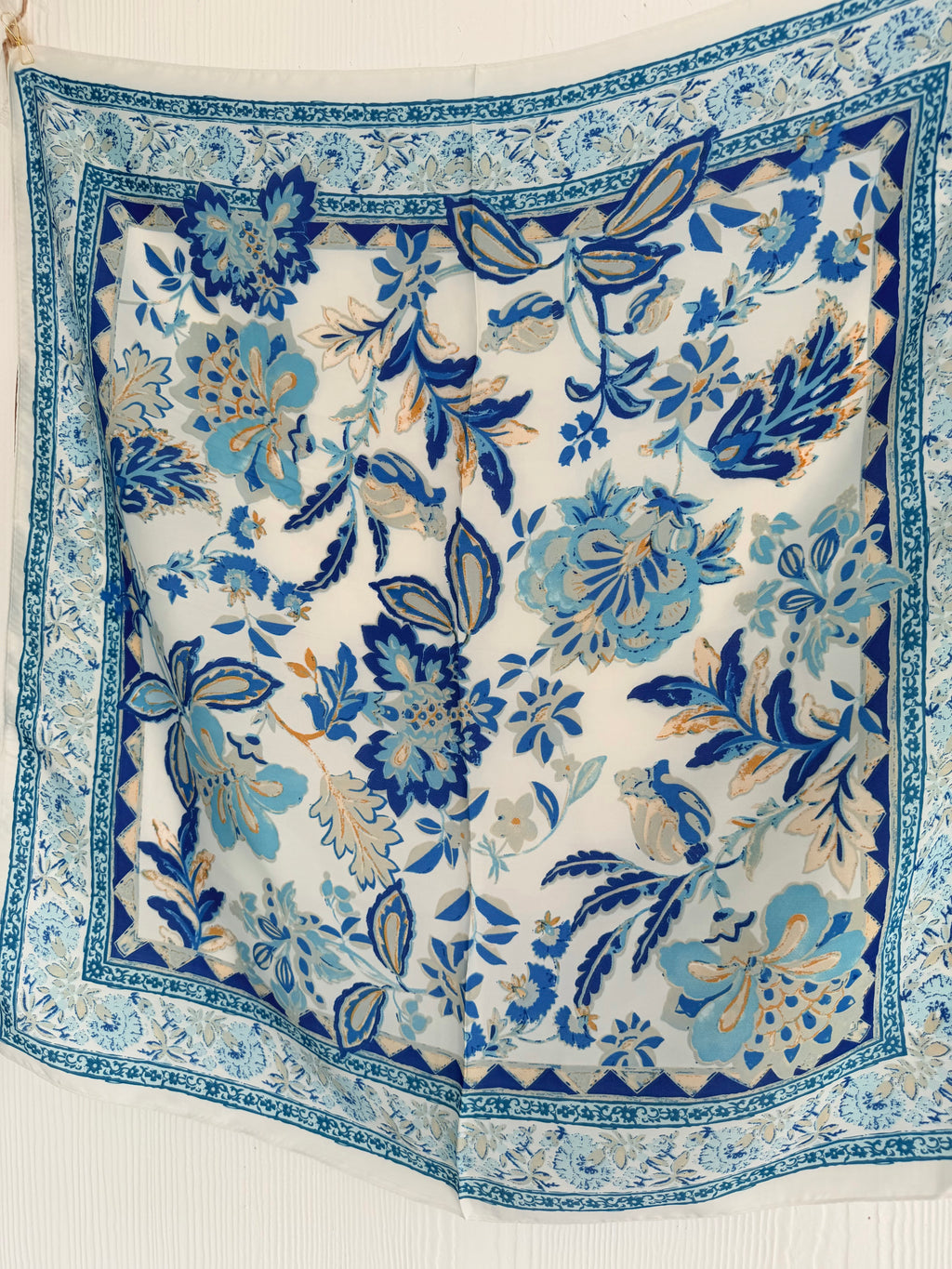 Wild Rag - Royal Blue Floral