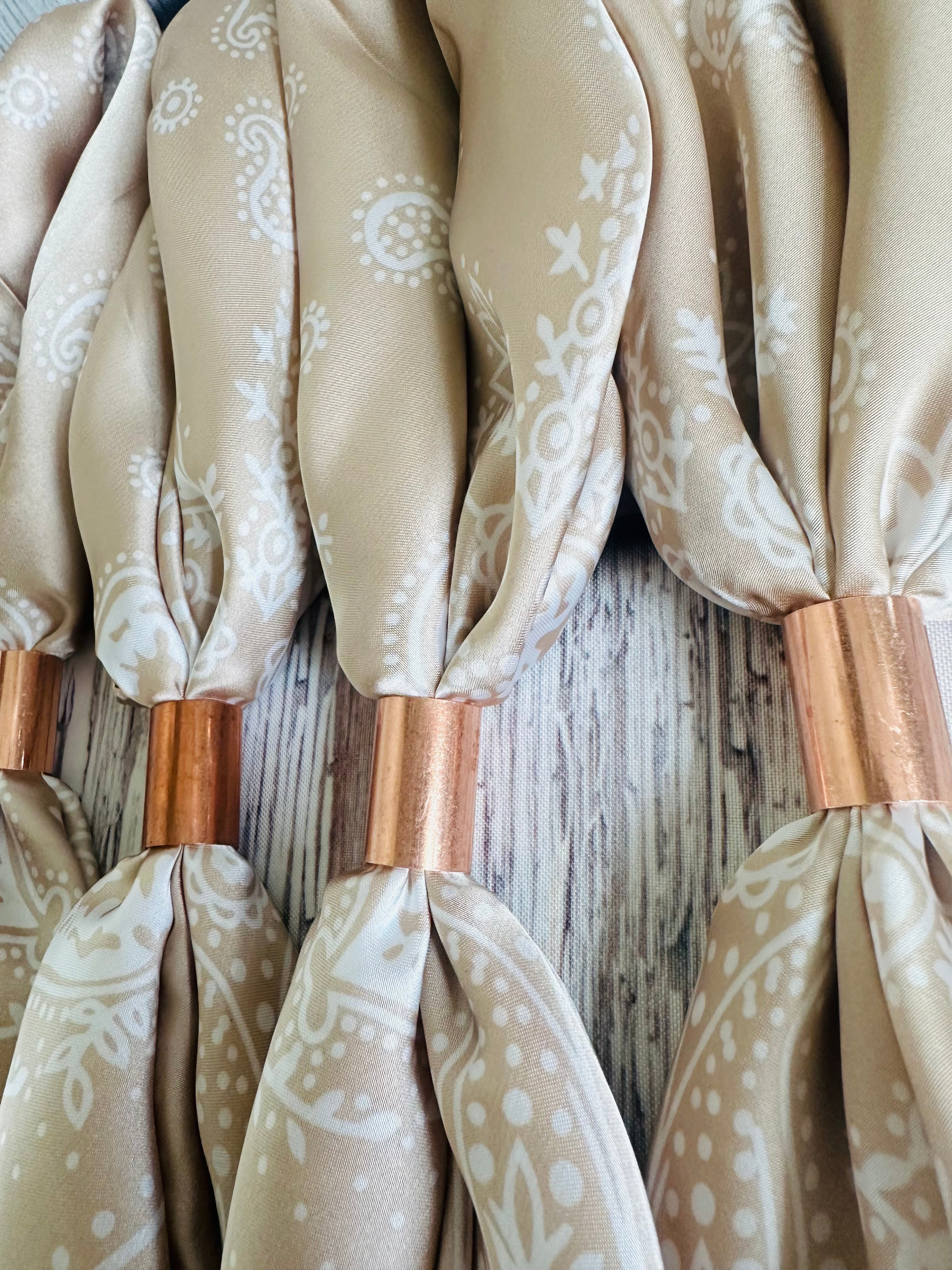Champagne Paisley Wild Rags