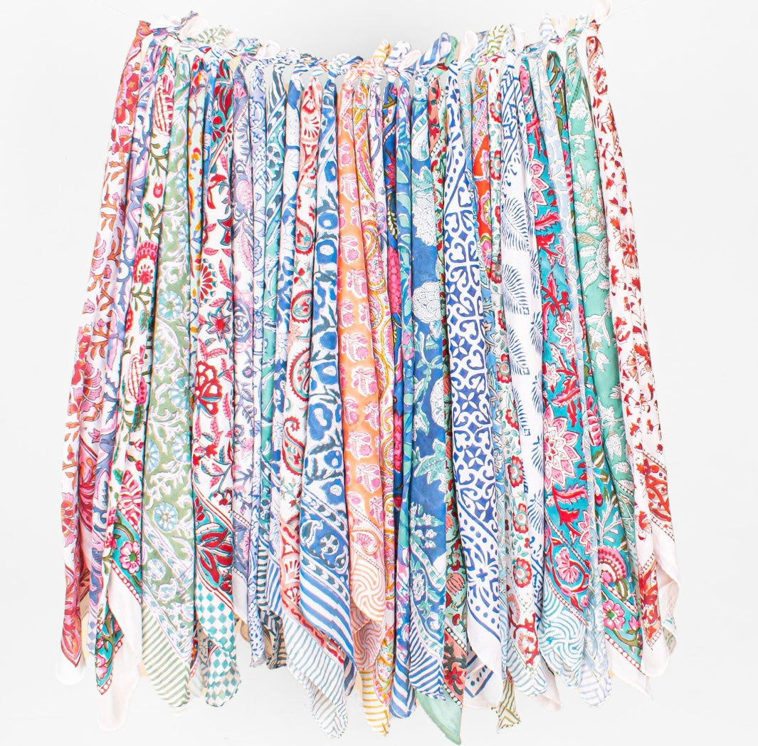 5- Bright Boho Mix Bandanas