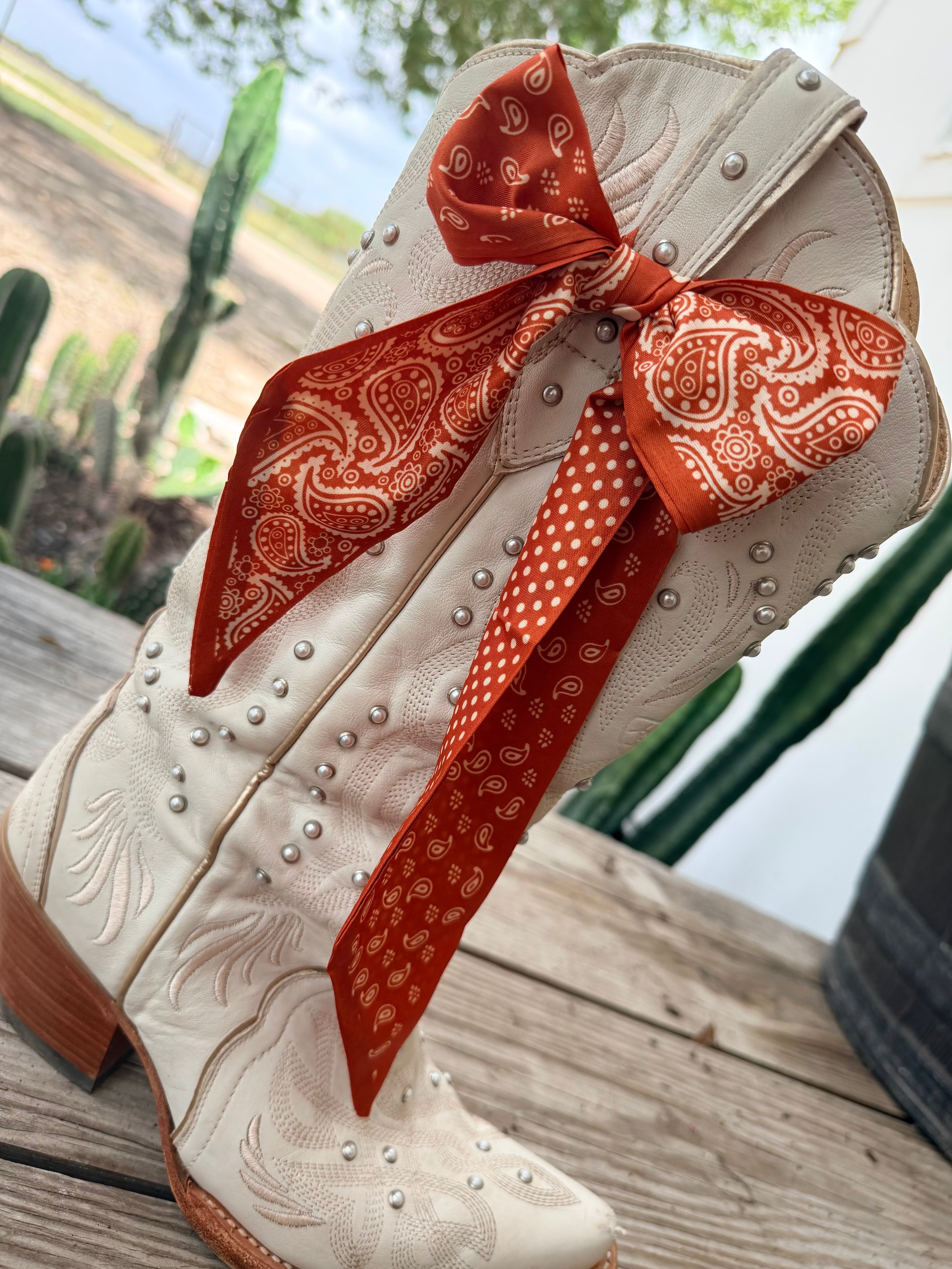 Boot Twilly - Orange Paisley