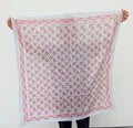 XL Cotton Bandana - Red Floral