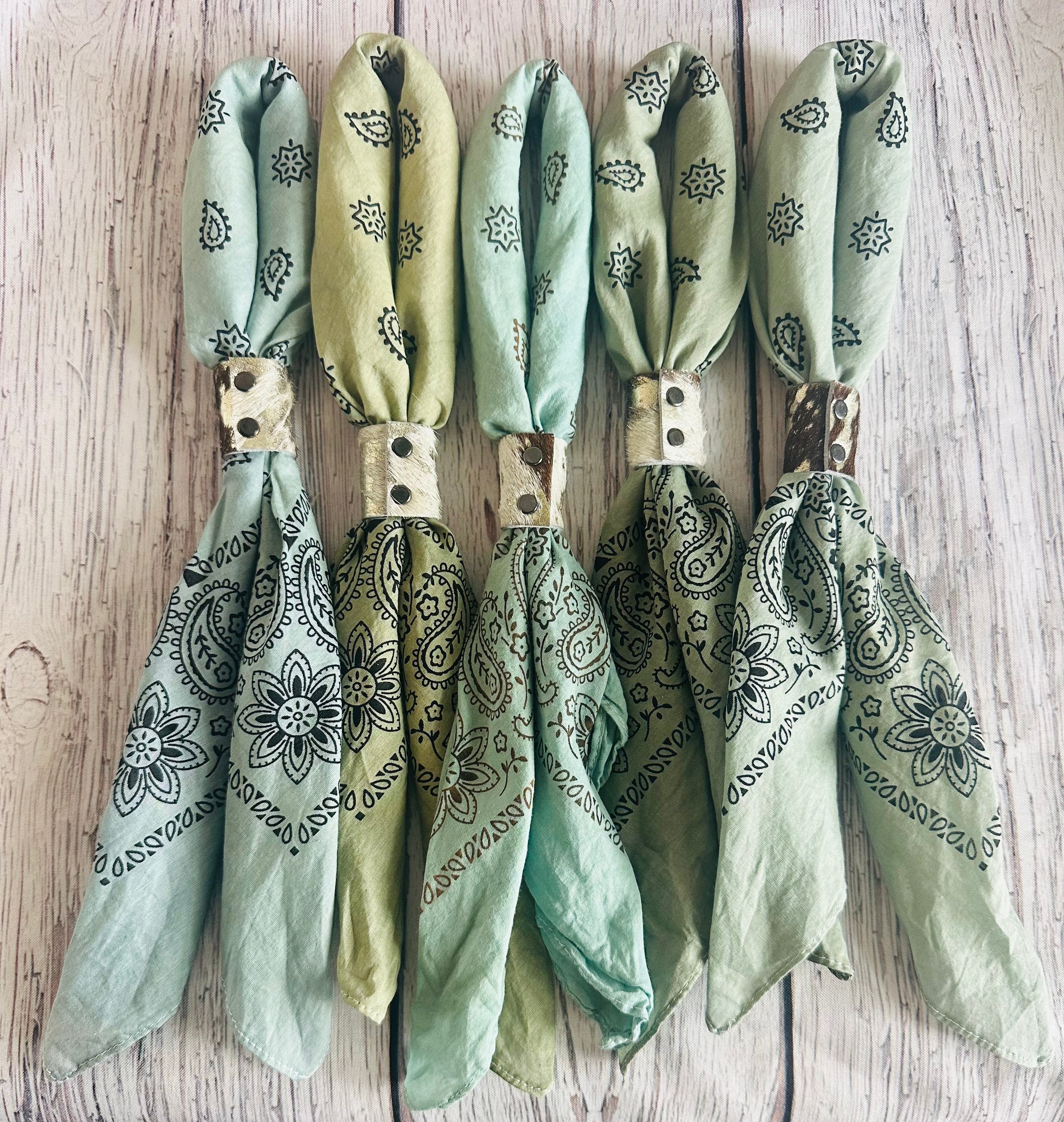 5- Green Mix Bandanas