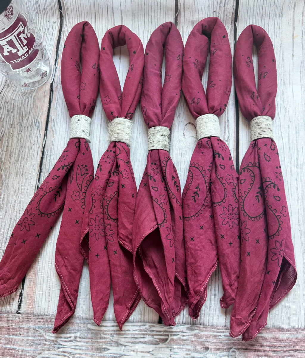 5- Maroon Bandanas