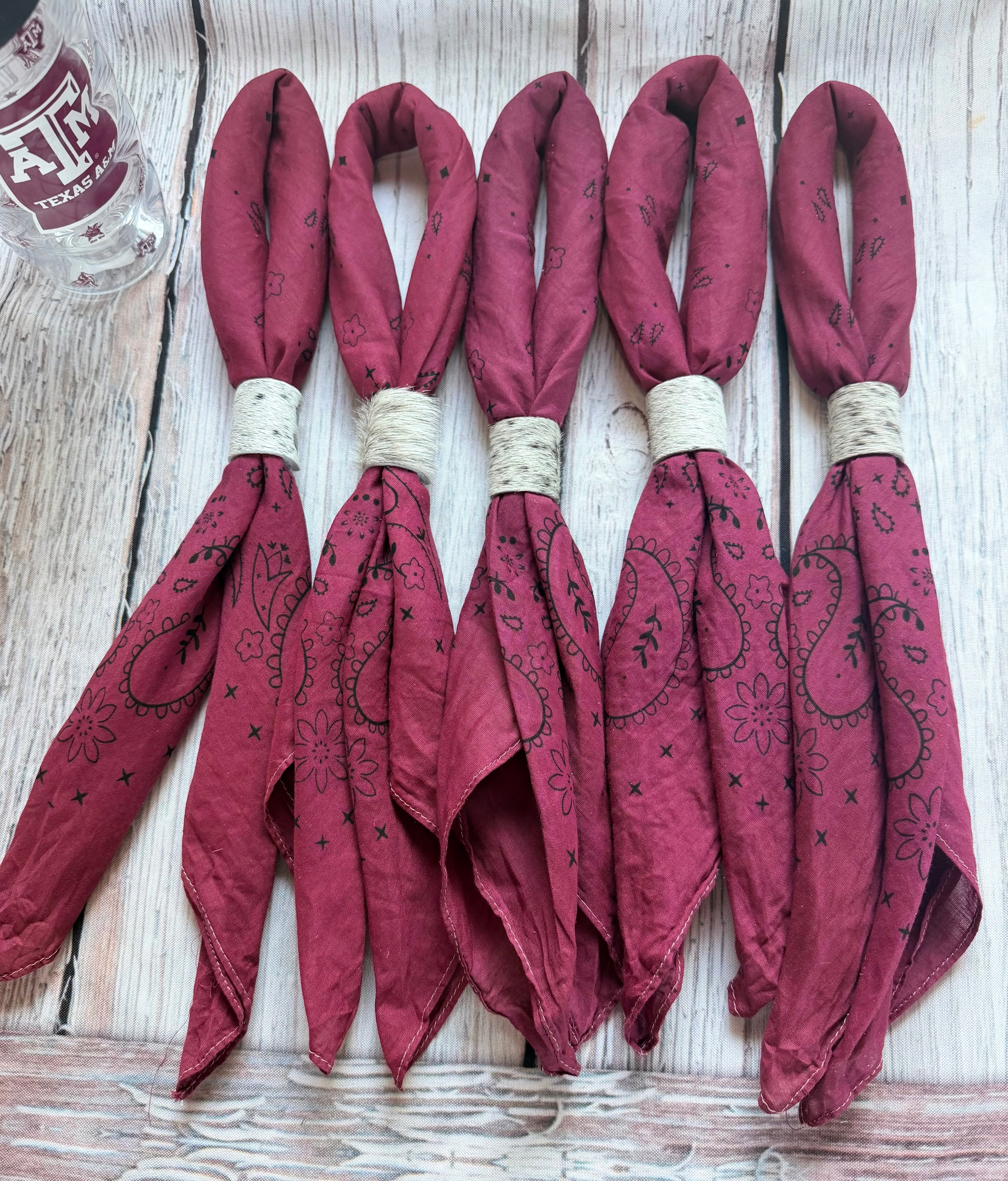 5- Maroon Bandanas