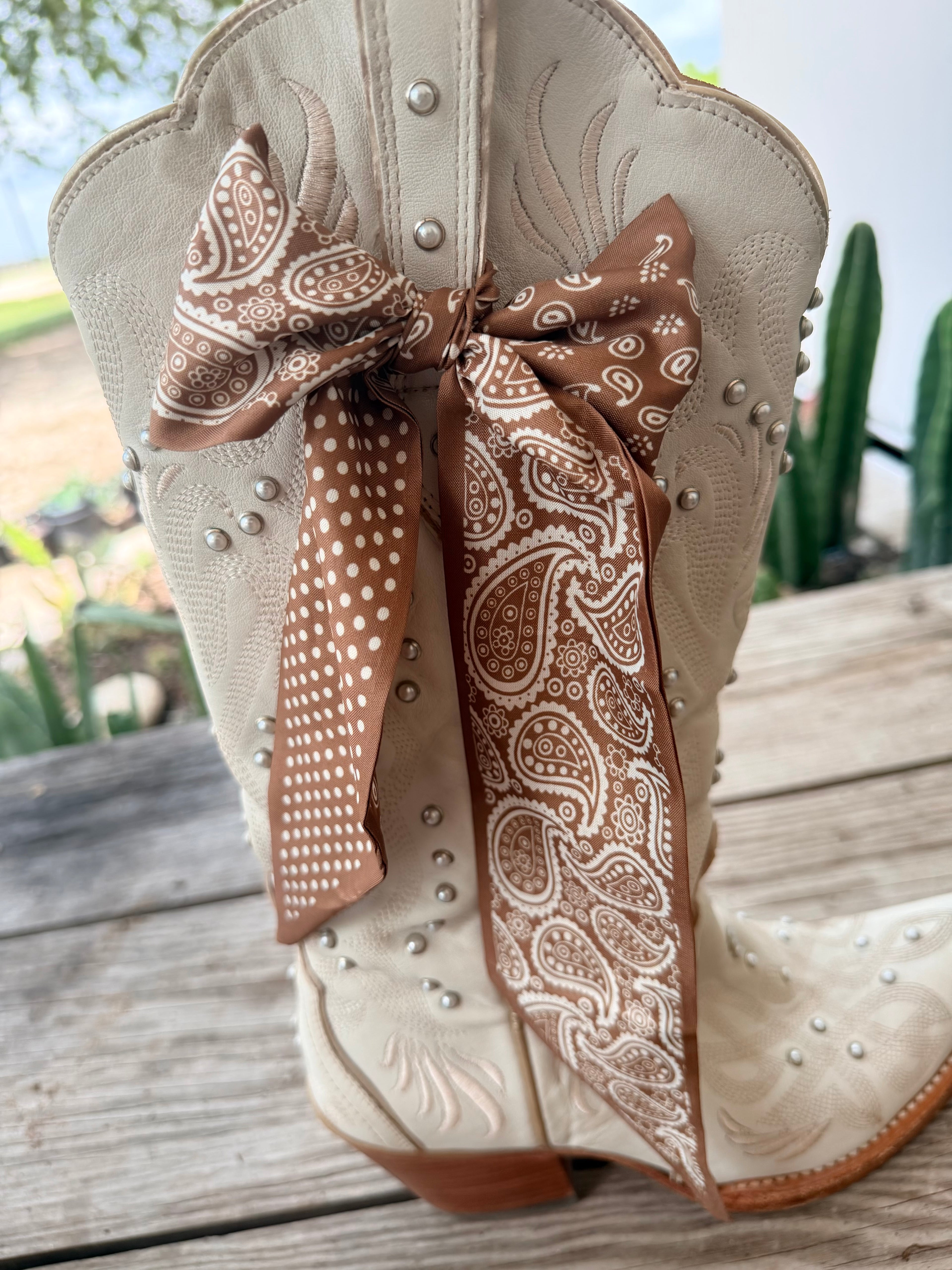 Boot Twilly - Brown Paisley