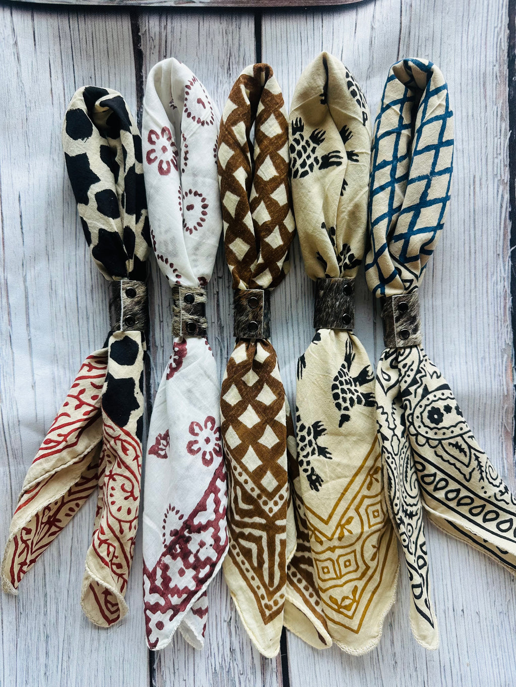 5- Boho Mix Bandanas