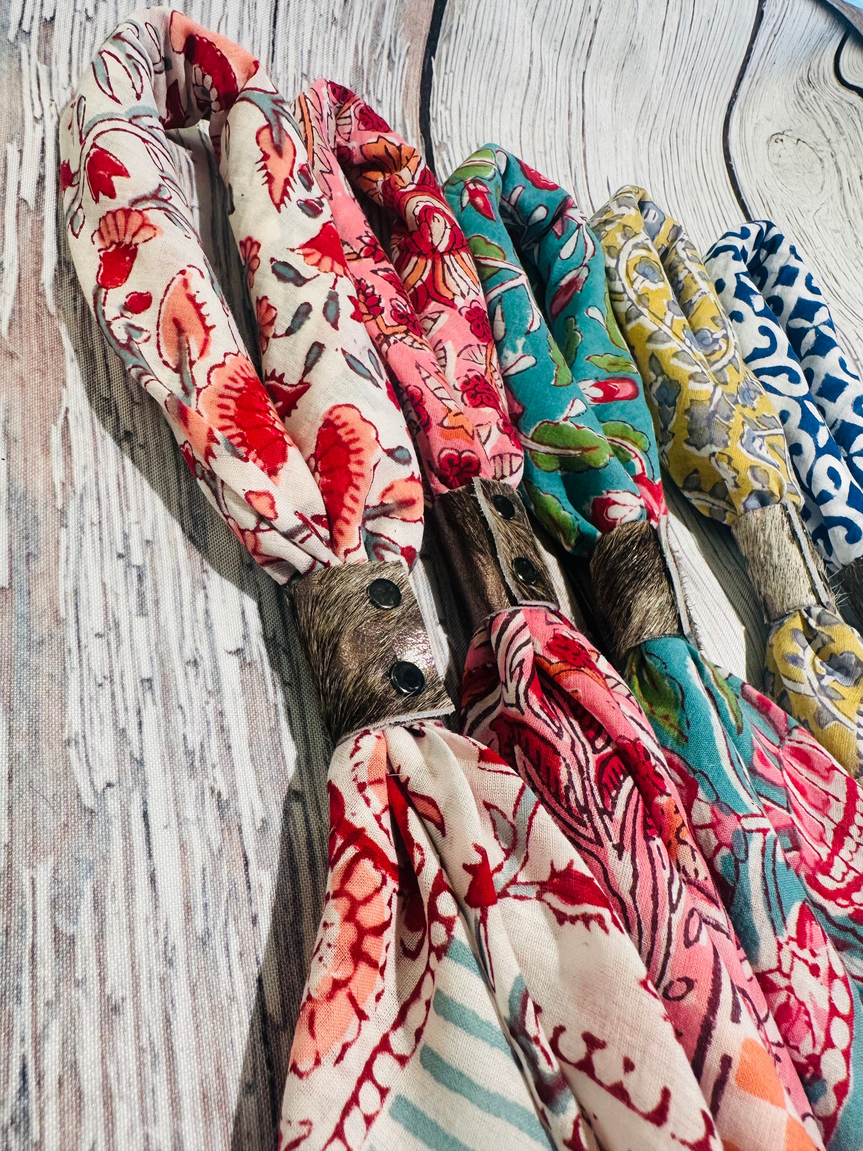 5- Bright Boho Mix Bandanas