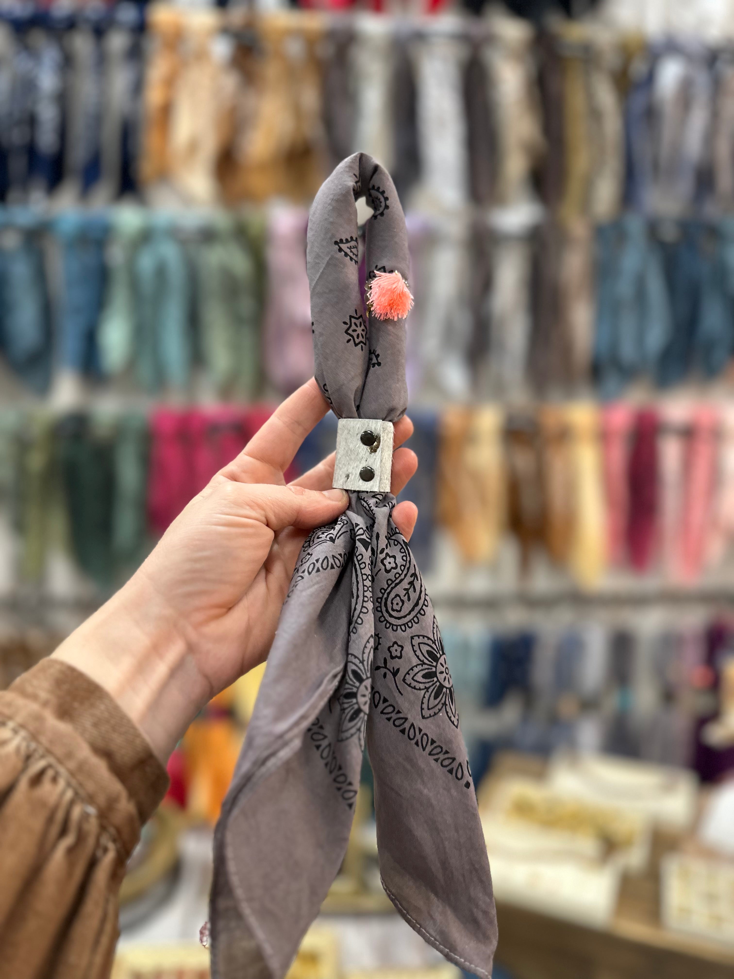 5- Charcoal Bandanas