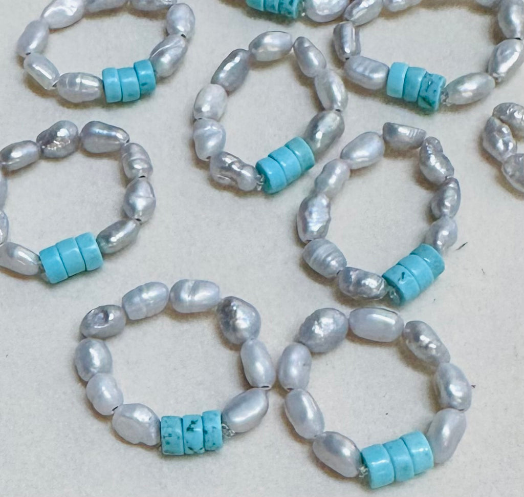 Silver & Turquoise Bandana Charm