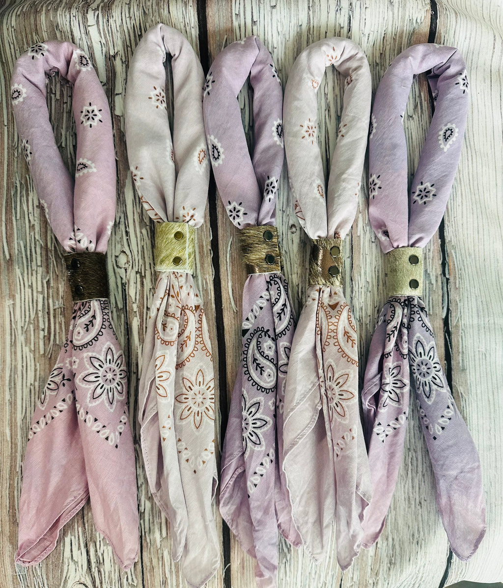 5- Lavender Bandanas