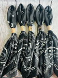Black Wild Rags