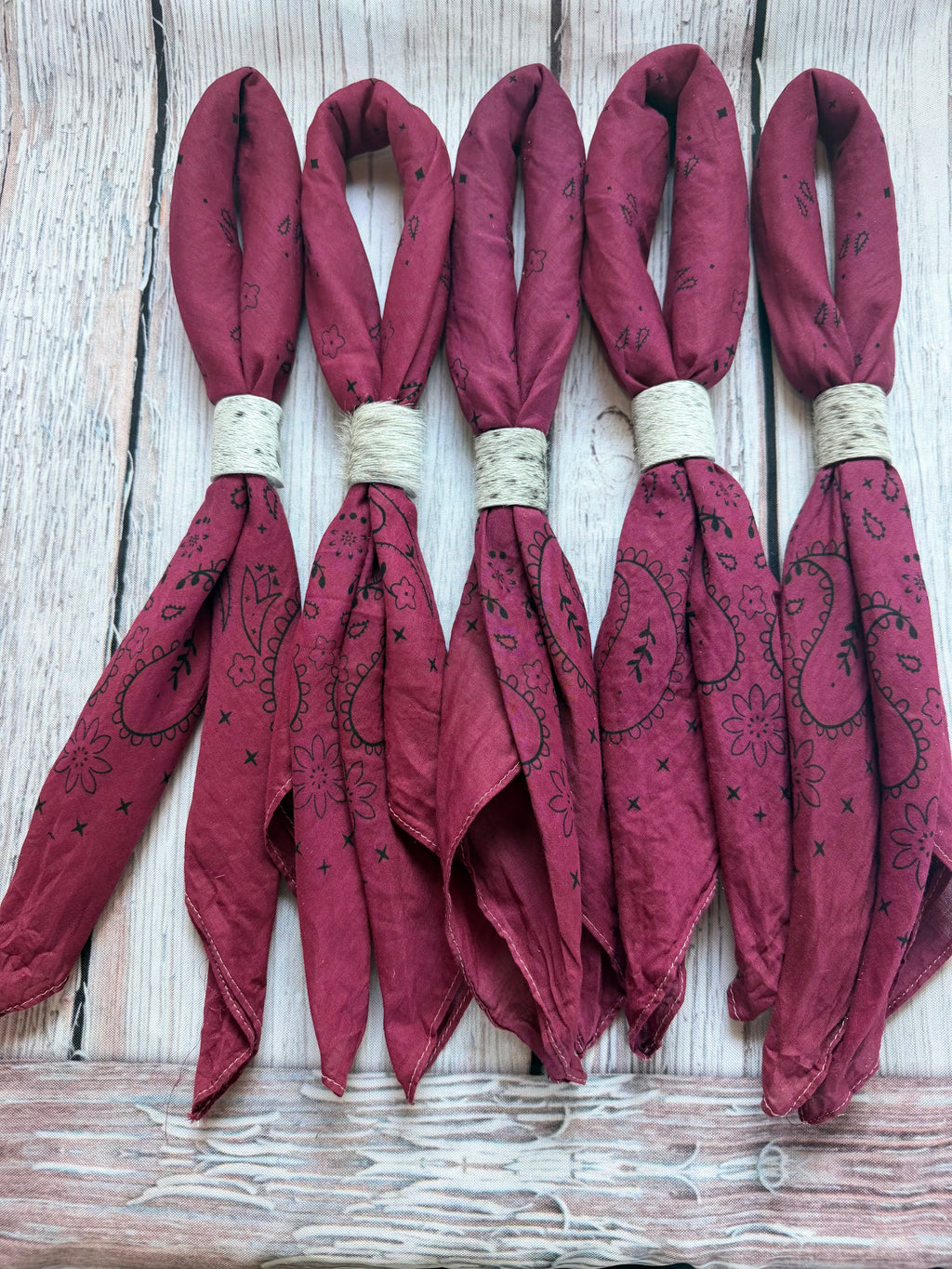 5- Maroon Bandanas