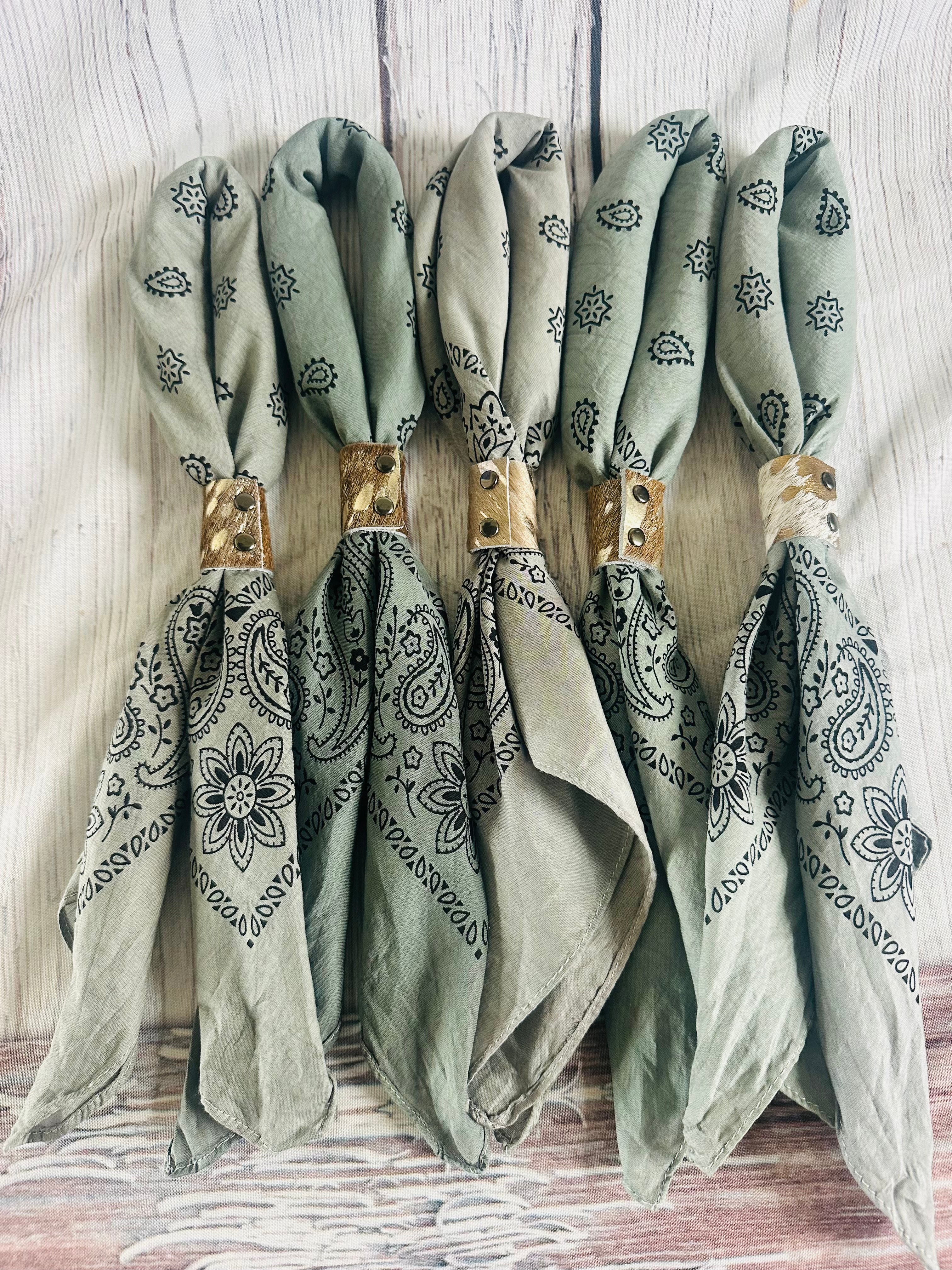5- Sage Bandanas