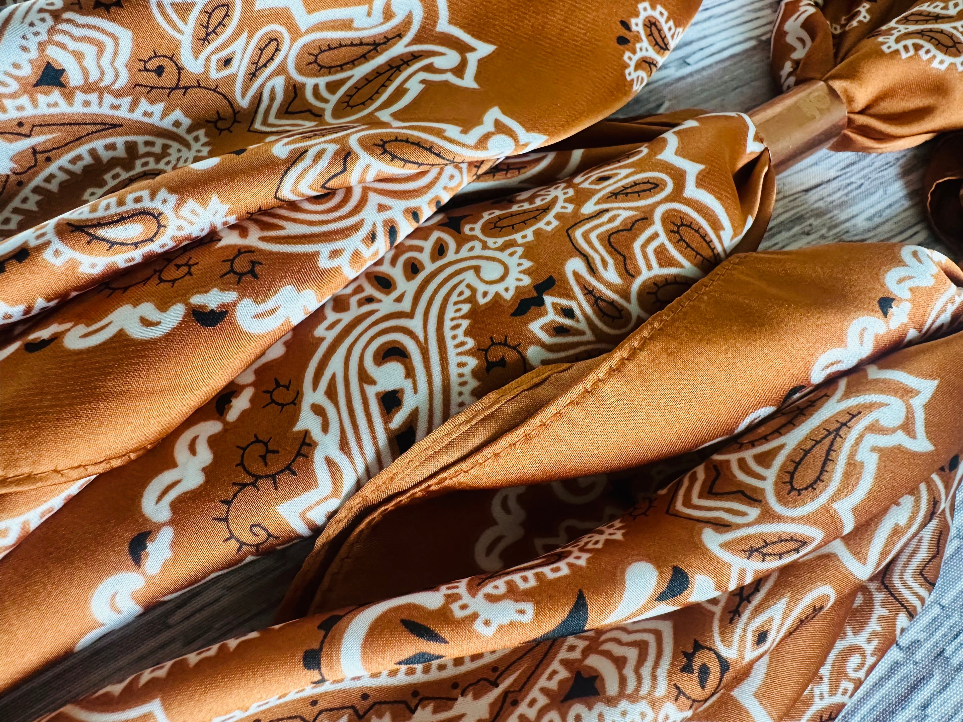 Burnt Orange Wild Rags