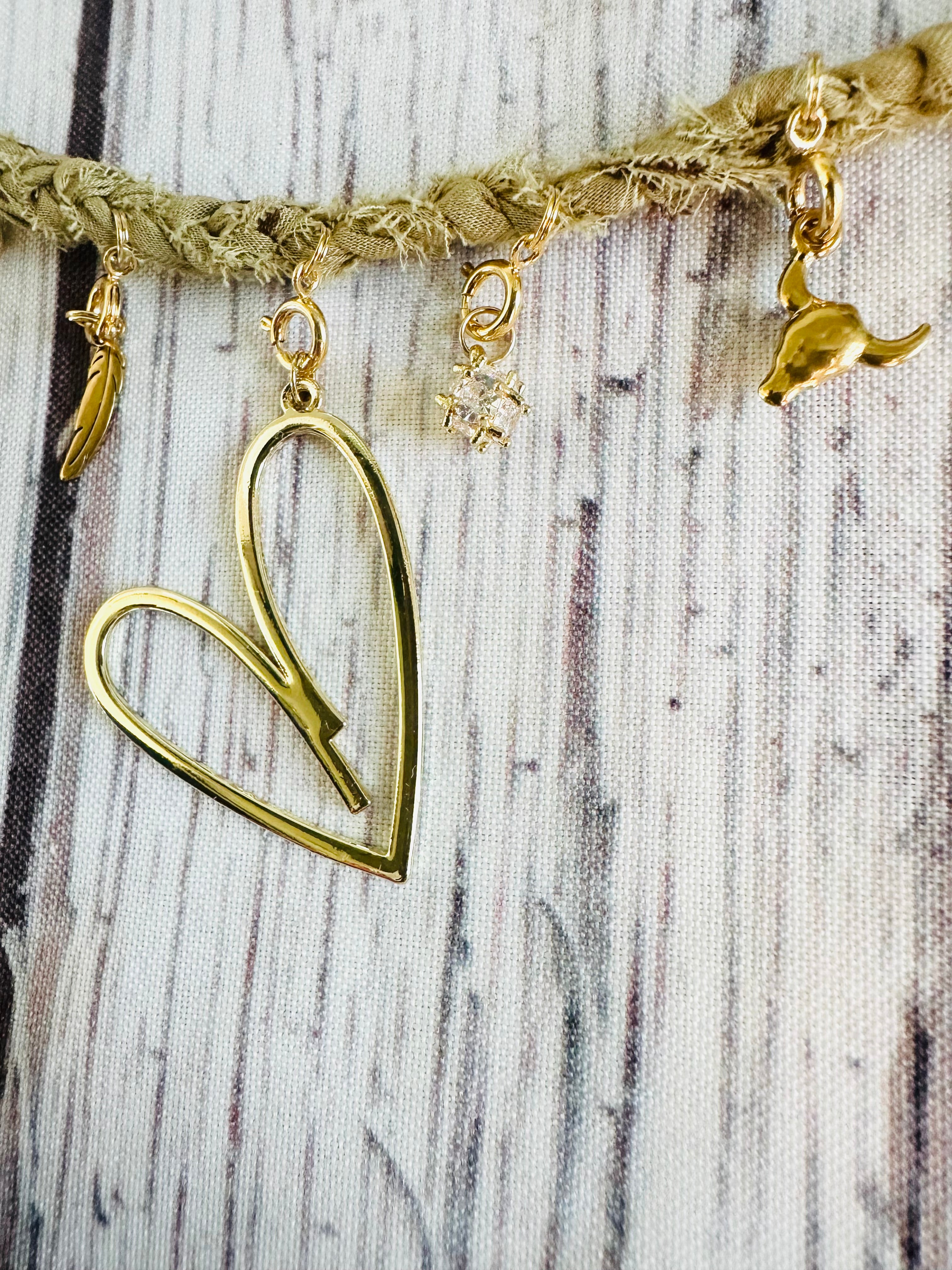 Charm Bar Clasp Necklace