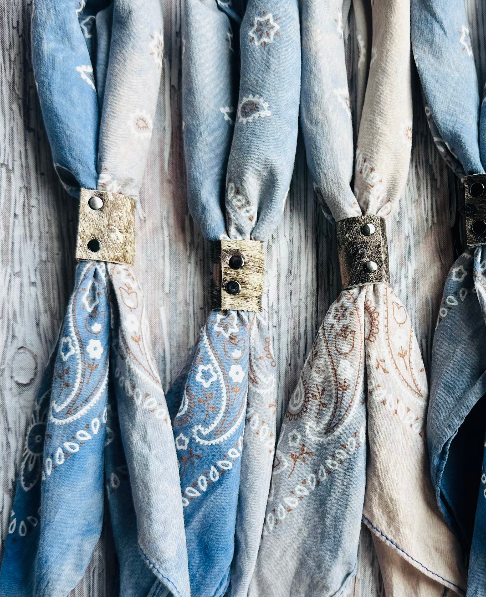 5- Washed Denim Bandanas