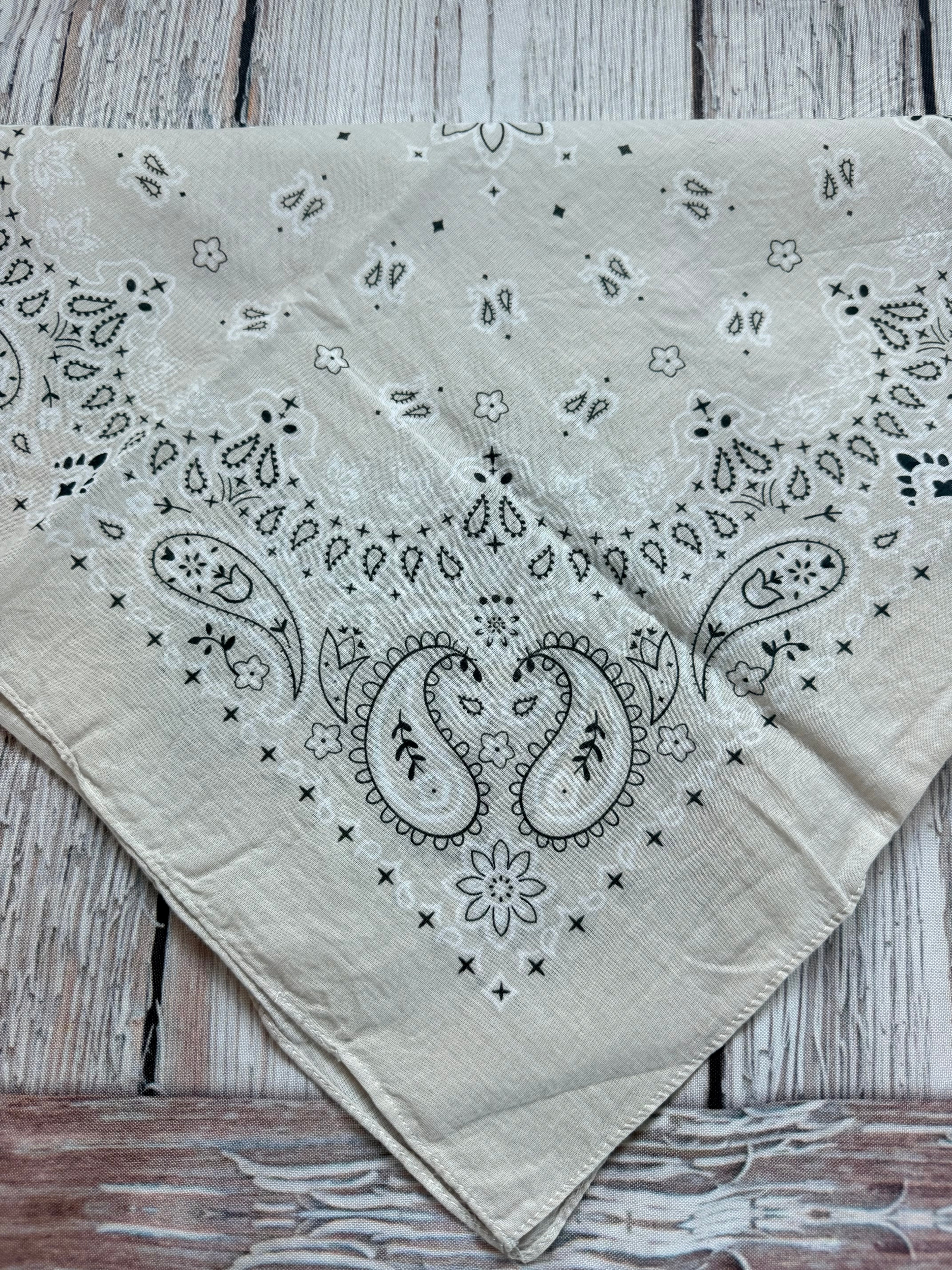 5- Oatmeal Bandanas