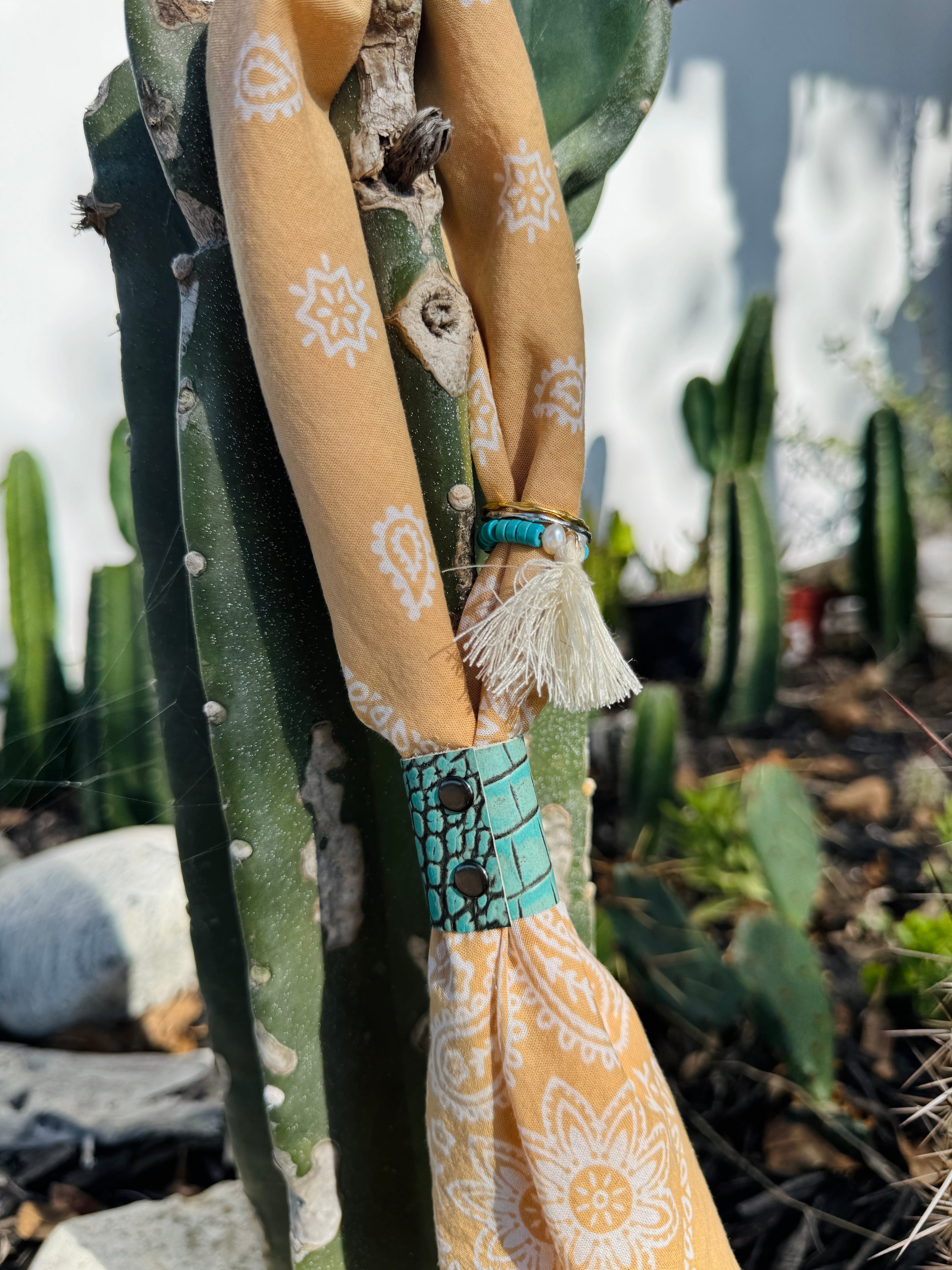 5- Terracotta Mix Bandanas