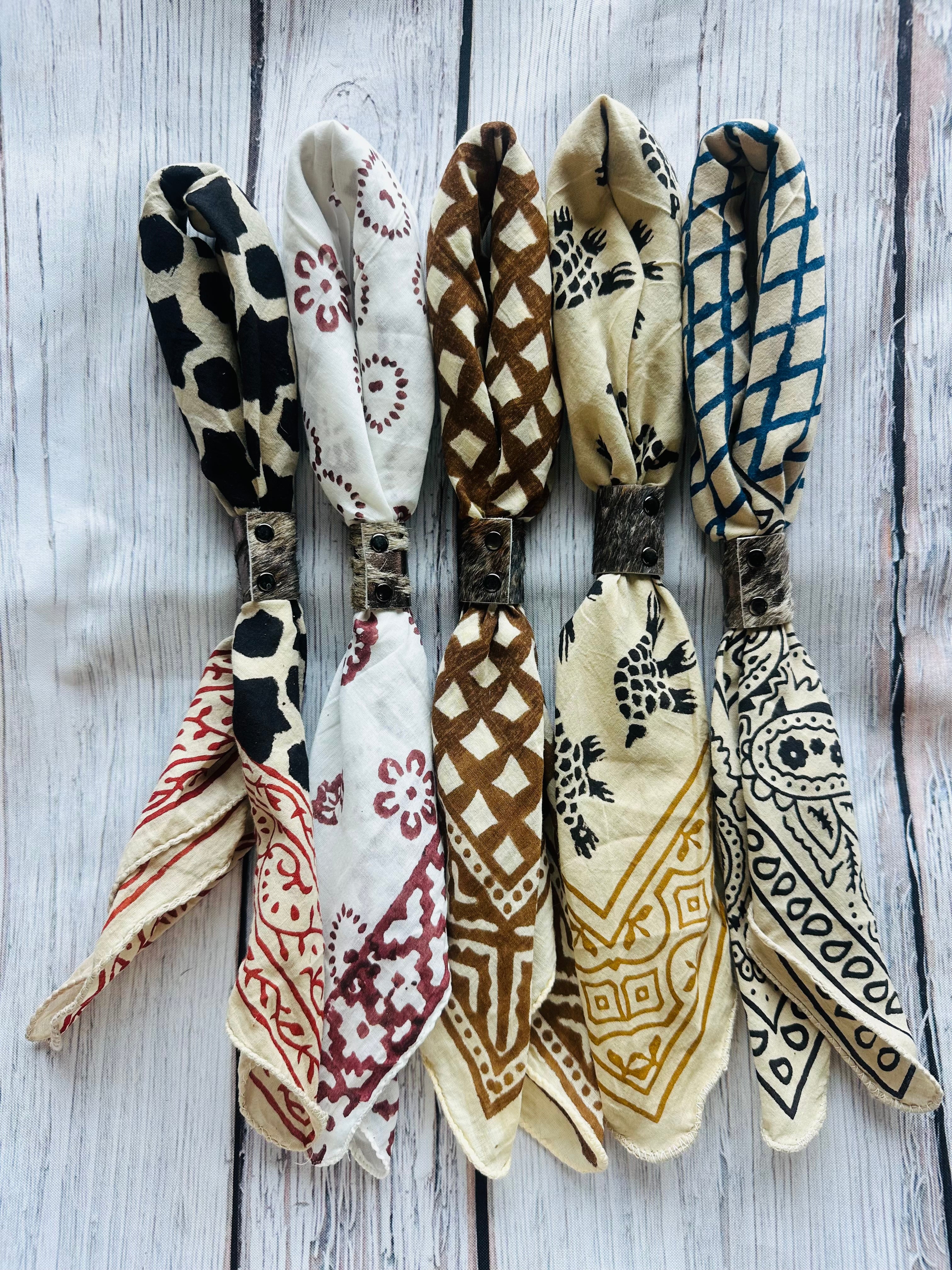 5- Boho Mix Bandanas
