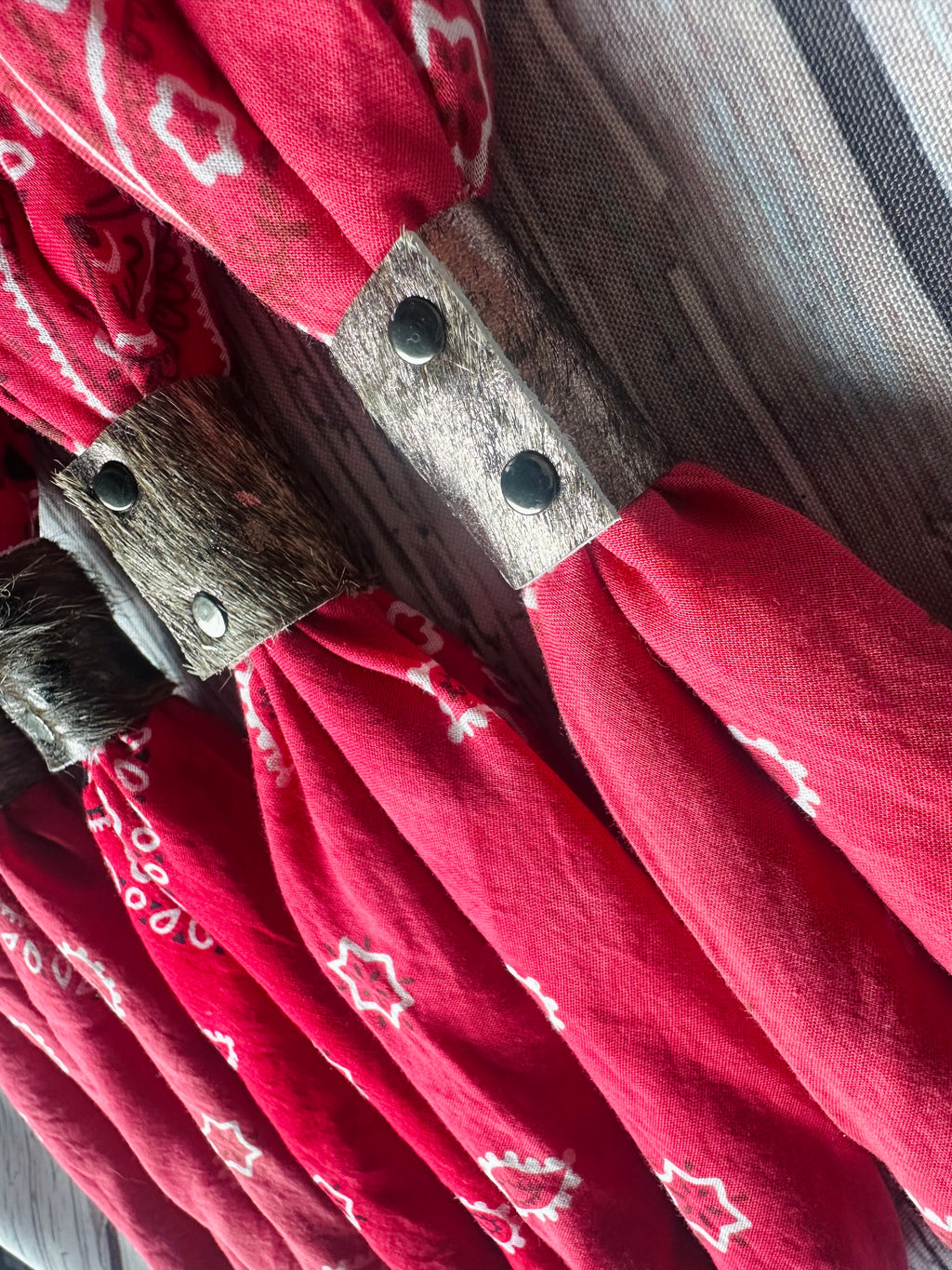 5- Cherry Red Bandanas