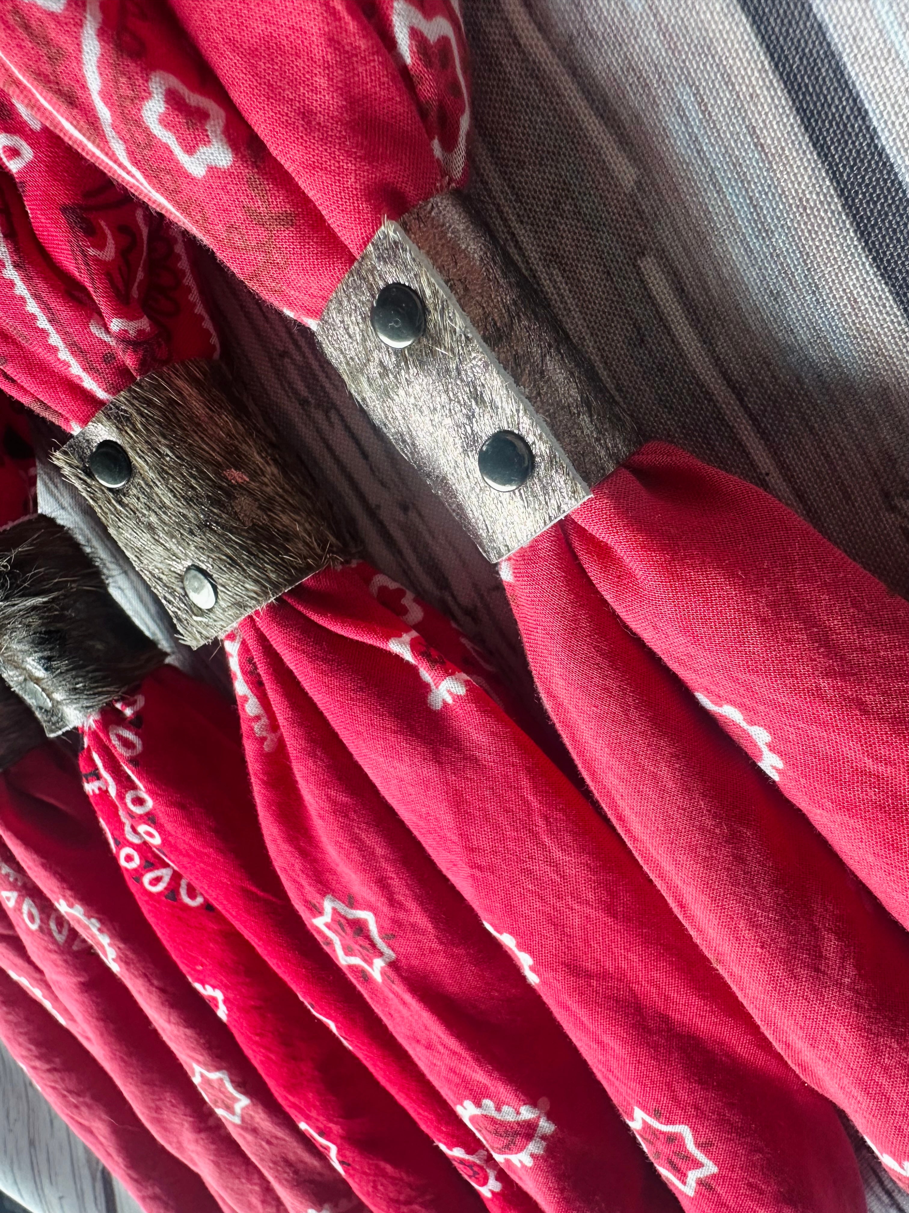 5- Cherry Red Bandanas