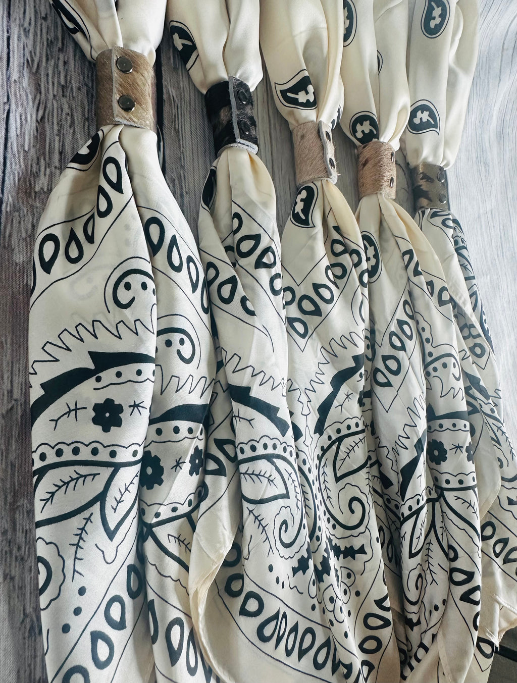 Ivory Paisley Wild Rags