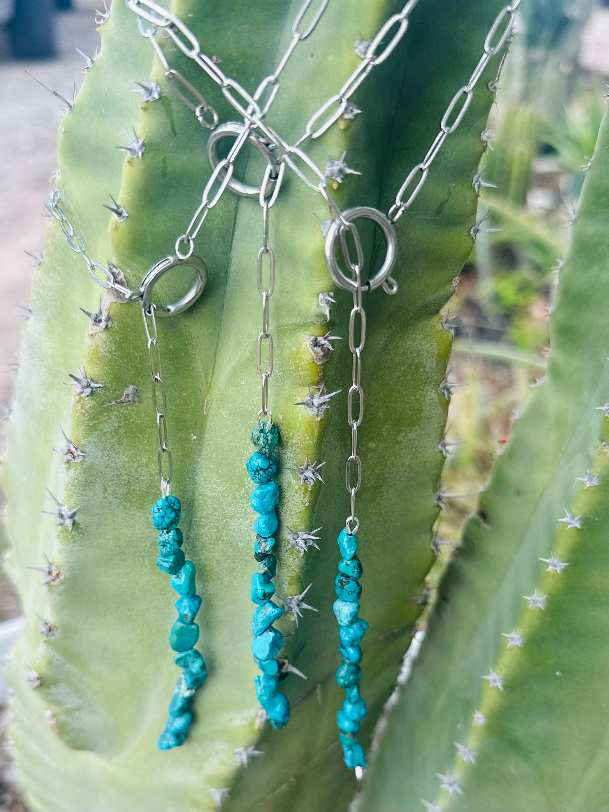 Lariat Turquoise Necklace