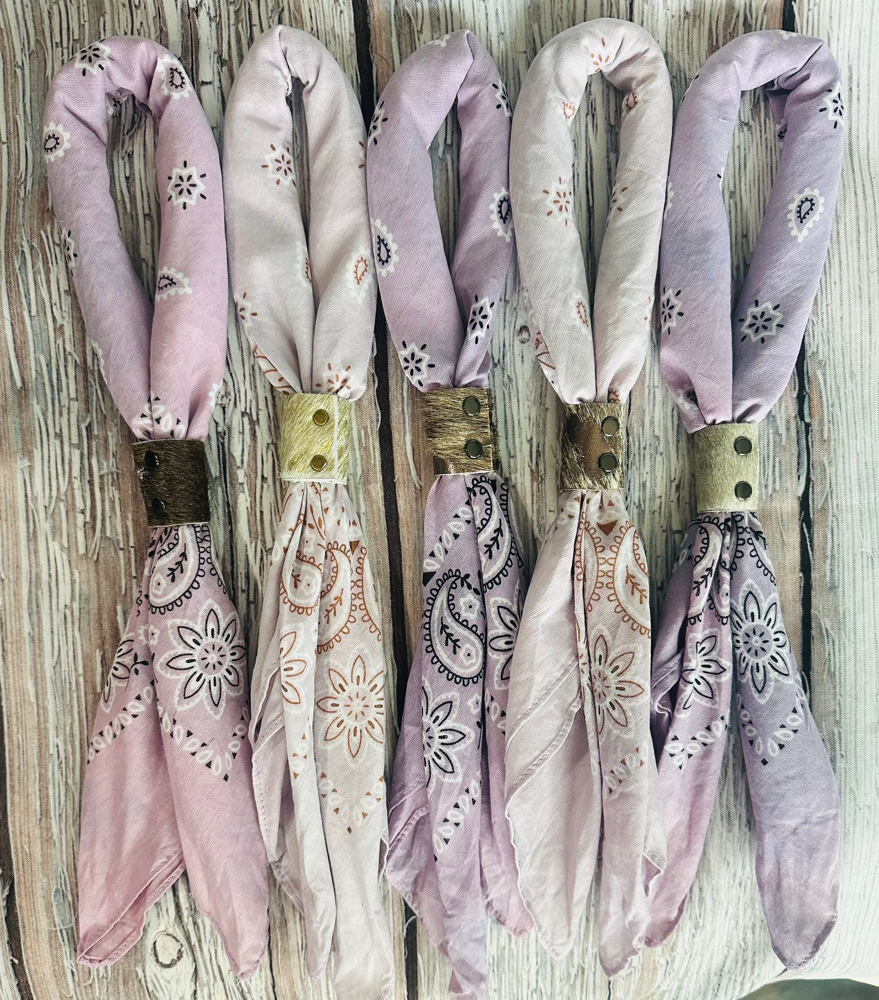 5- Lavender Bandanas