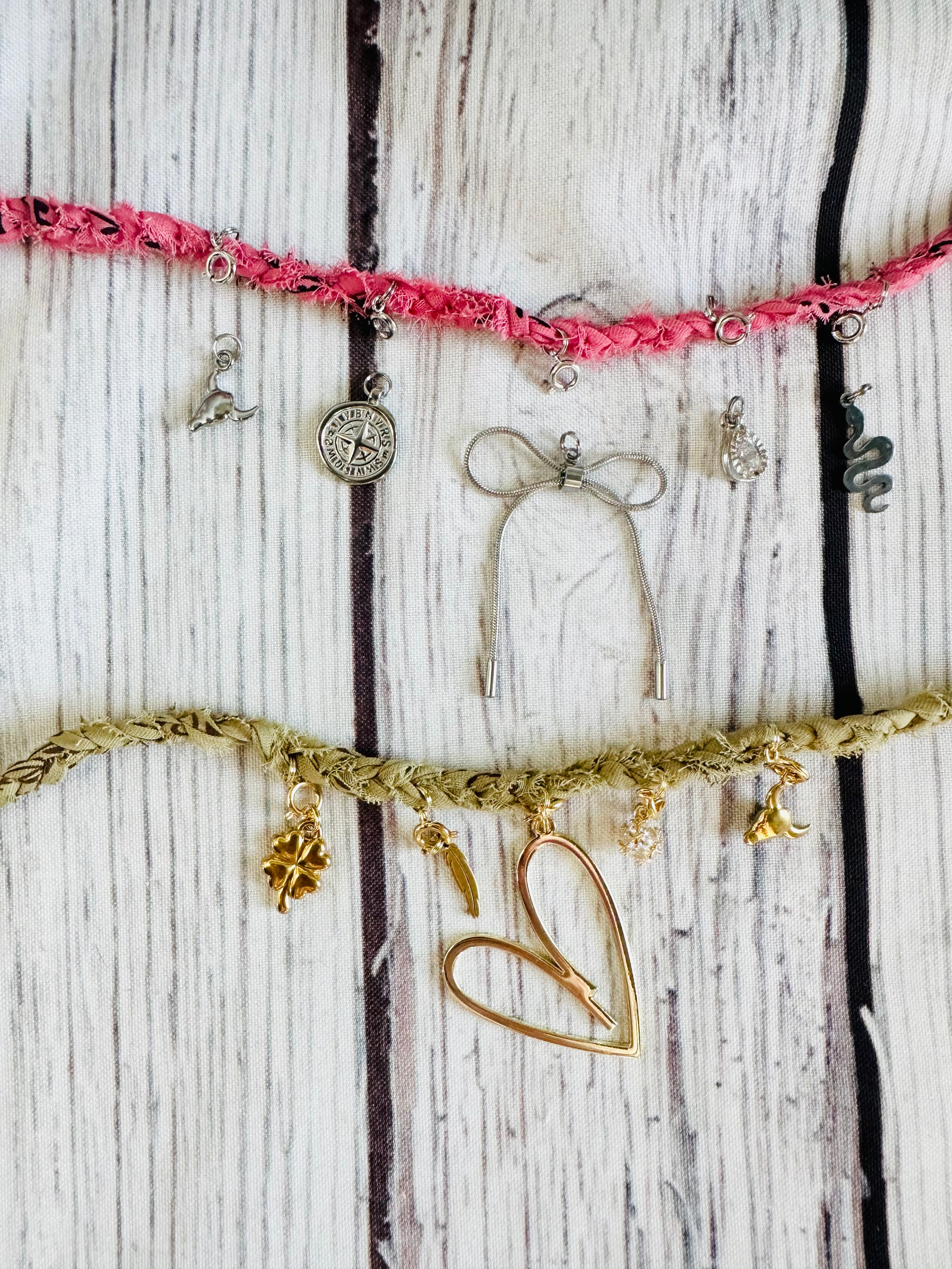 Charm Bar Clasp Necklace