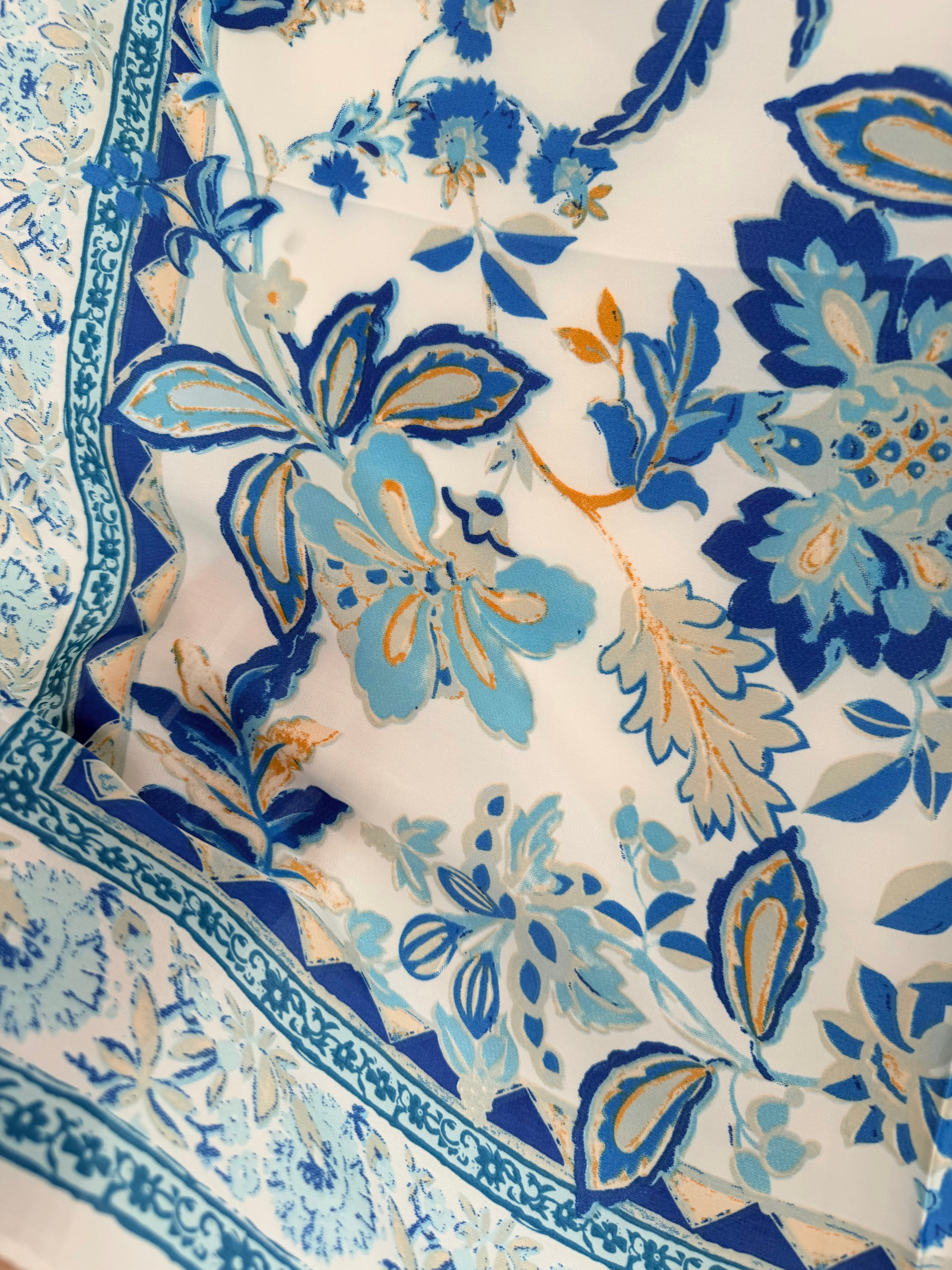 Wild Rag - Royal Blue Floral