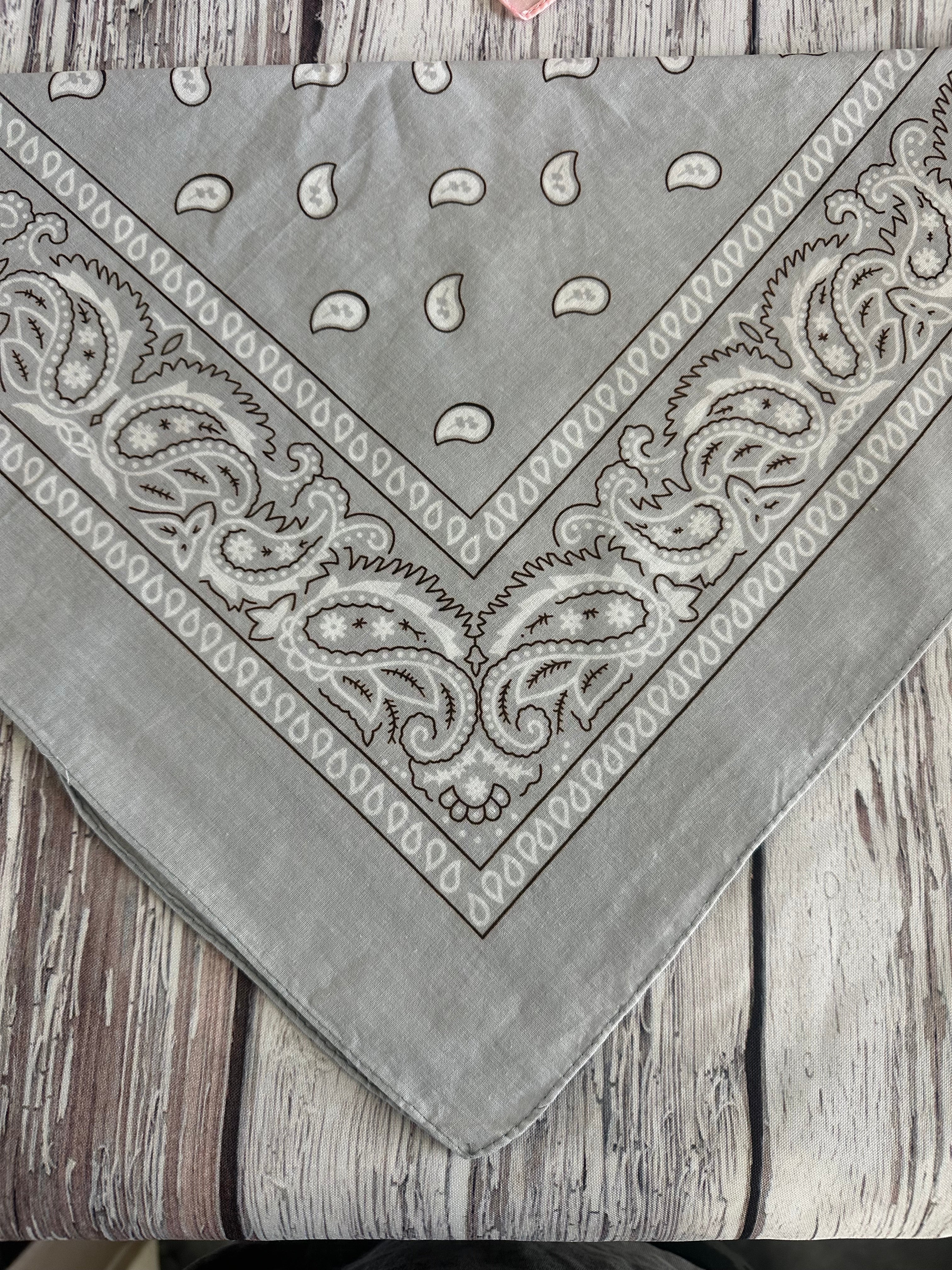 5- Grey Mix Bandanas