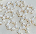 Ivory Pearl Bandana Charm