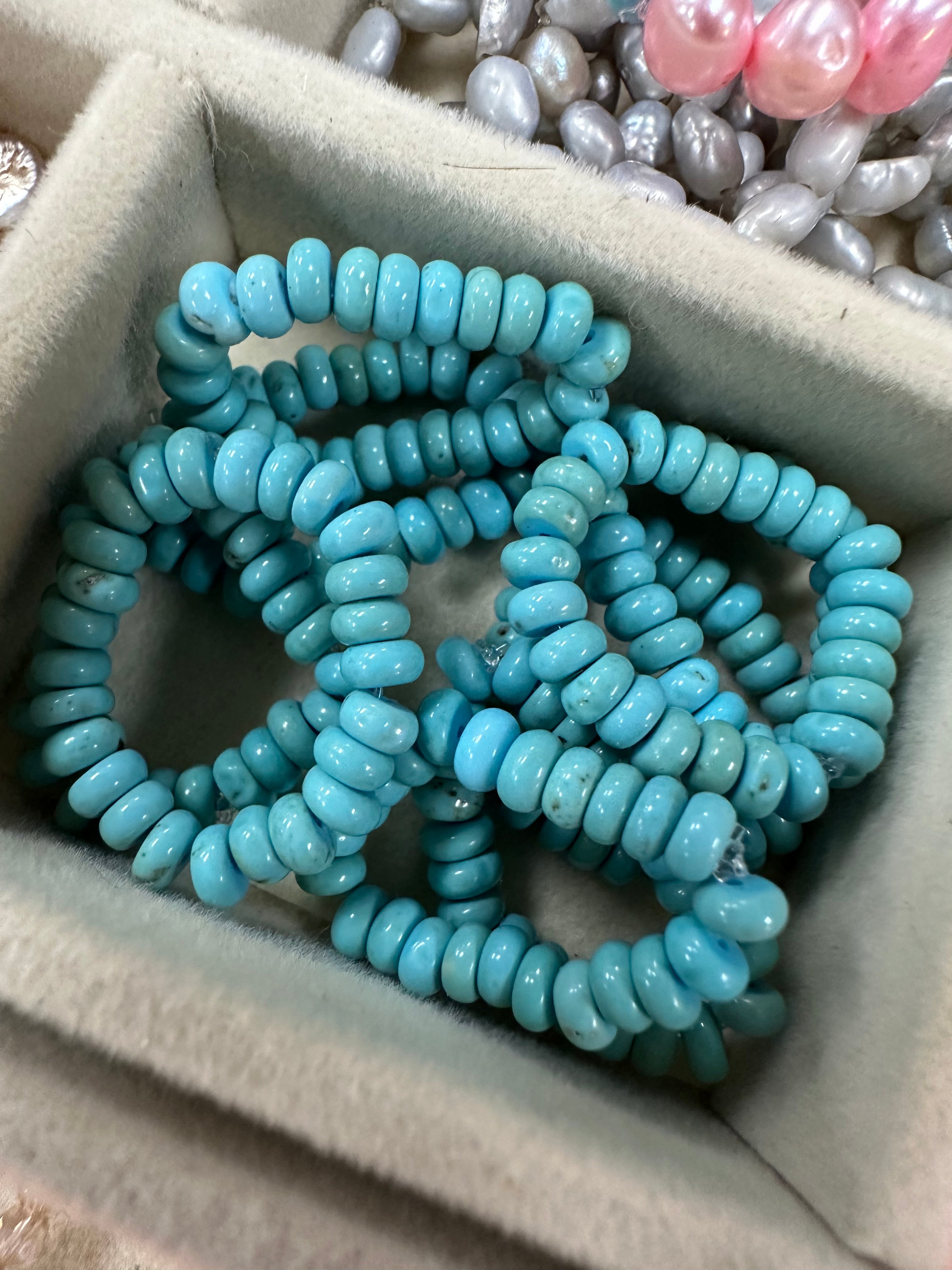 Turquoise Rondelle Bandana Charm