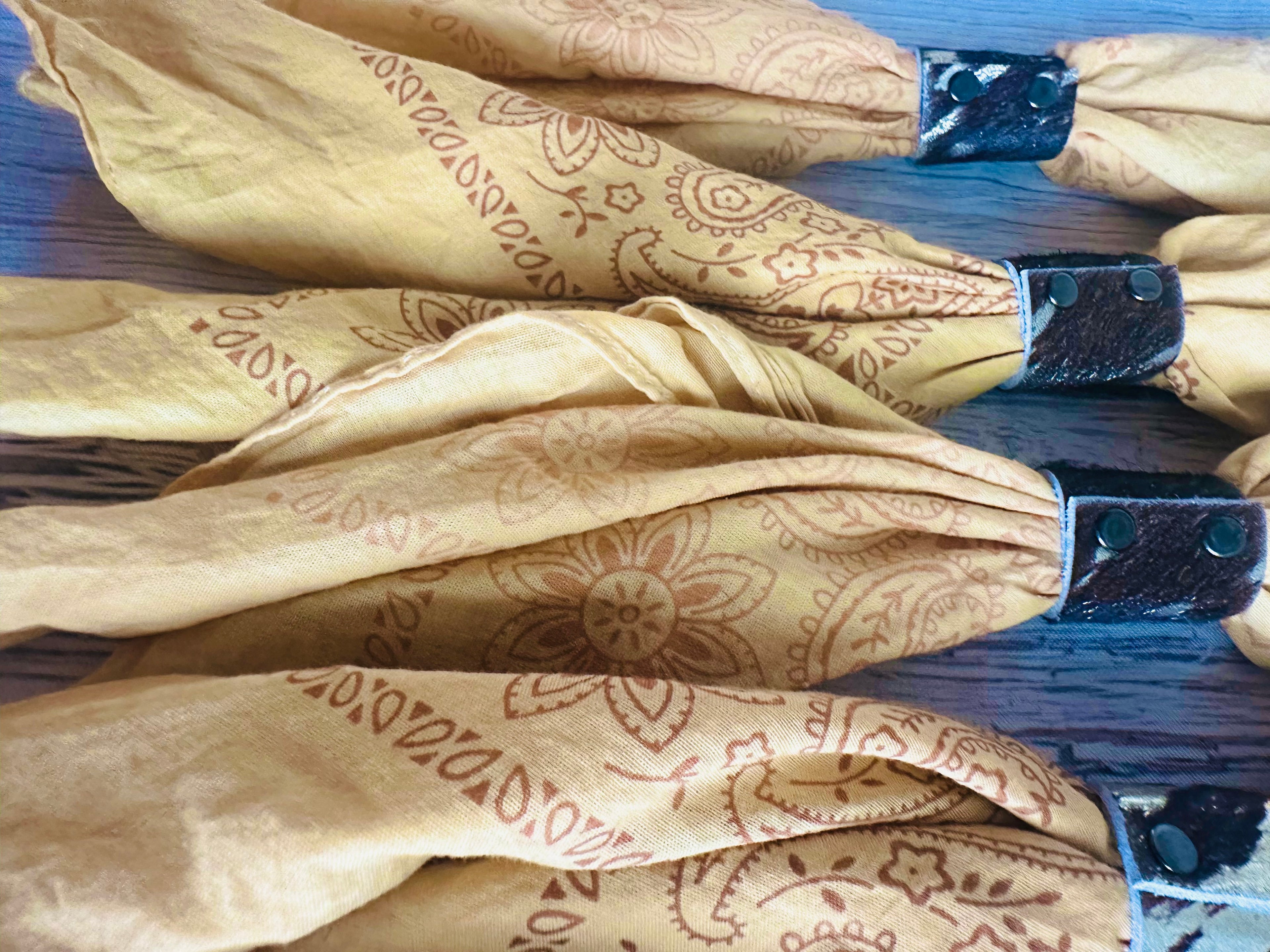 5 Mustard Bandanas