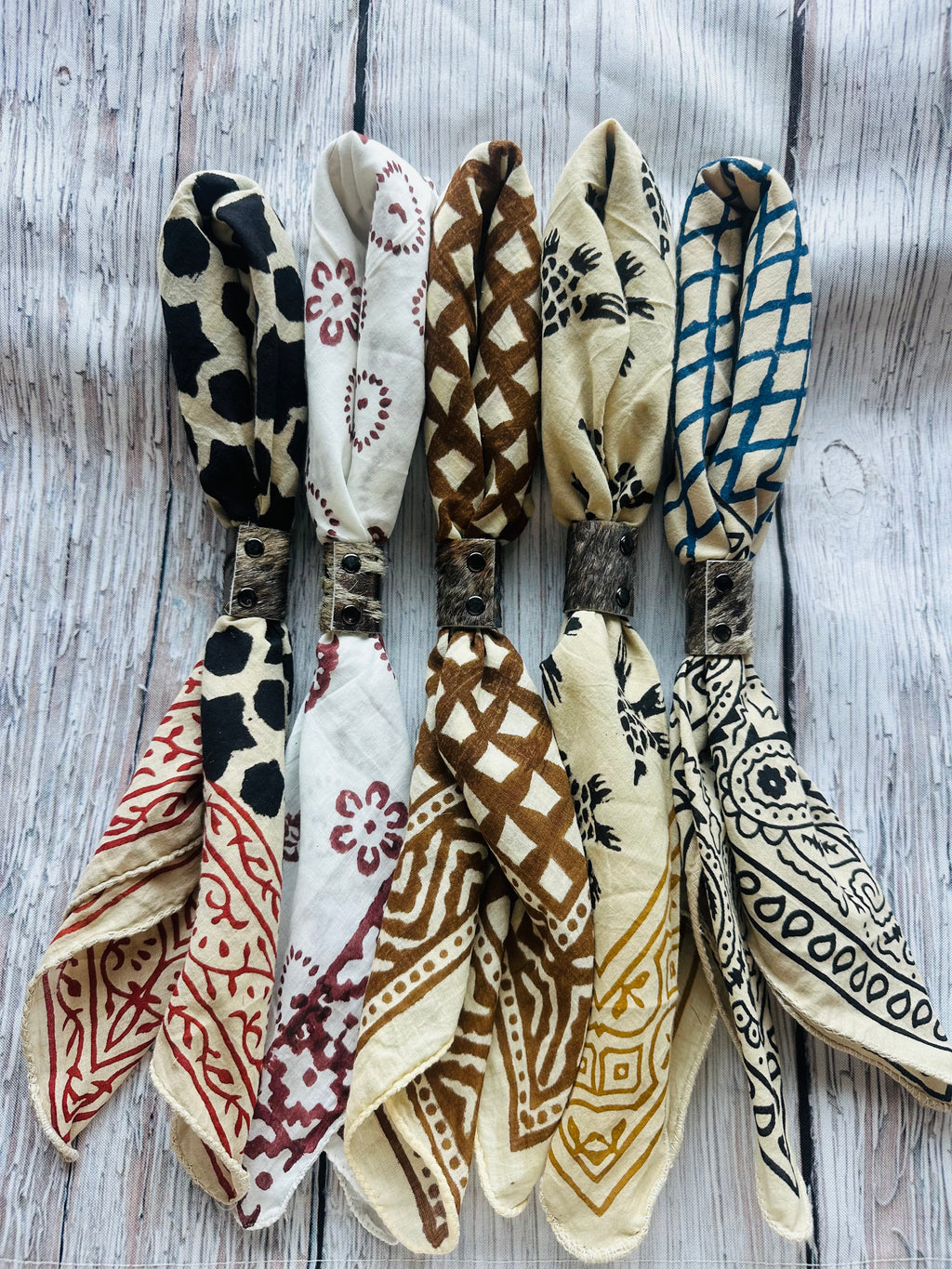 5- Boho Mix Bandanas