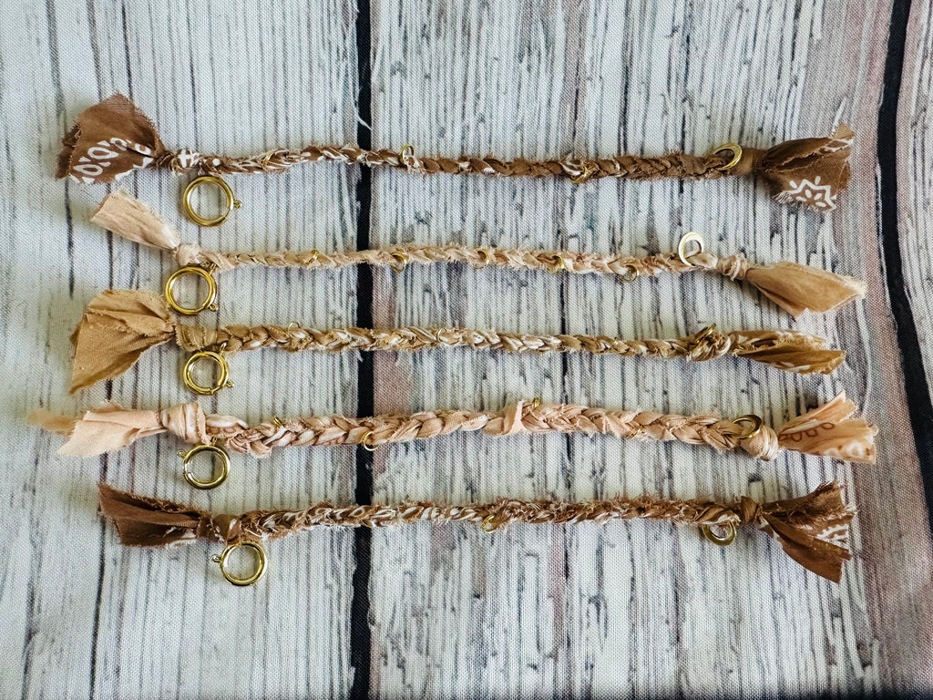 Charm Bar Jump Ring Bracelet
