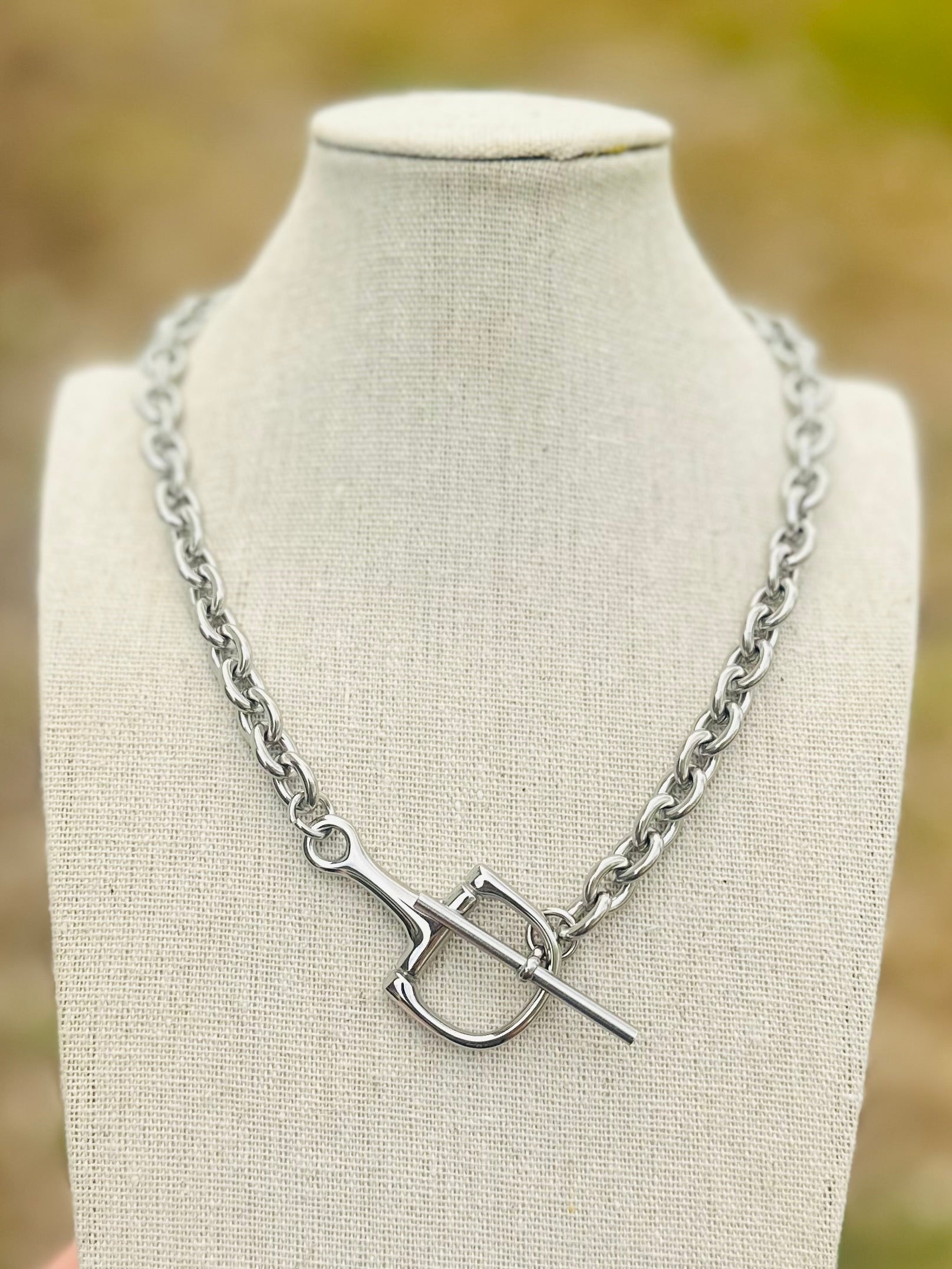 Chunky Snaffle Necklace